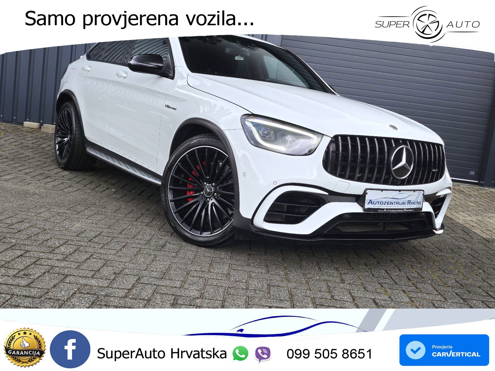 Mercedes AMG GLC 63 S V8 (510 KS) 4MATIC+ MCT ZRAČNI+ACC+4xGR SJED+KAM