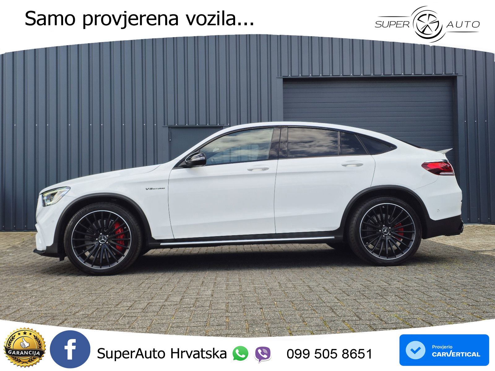 Mercedes AMG GLC 63 S V8 (510 KS) 4MATIC+ MCT ZRAČNI+ACC+4xGR SJED+KAM
