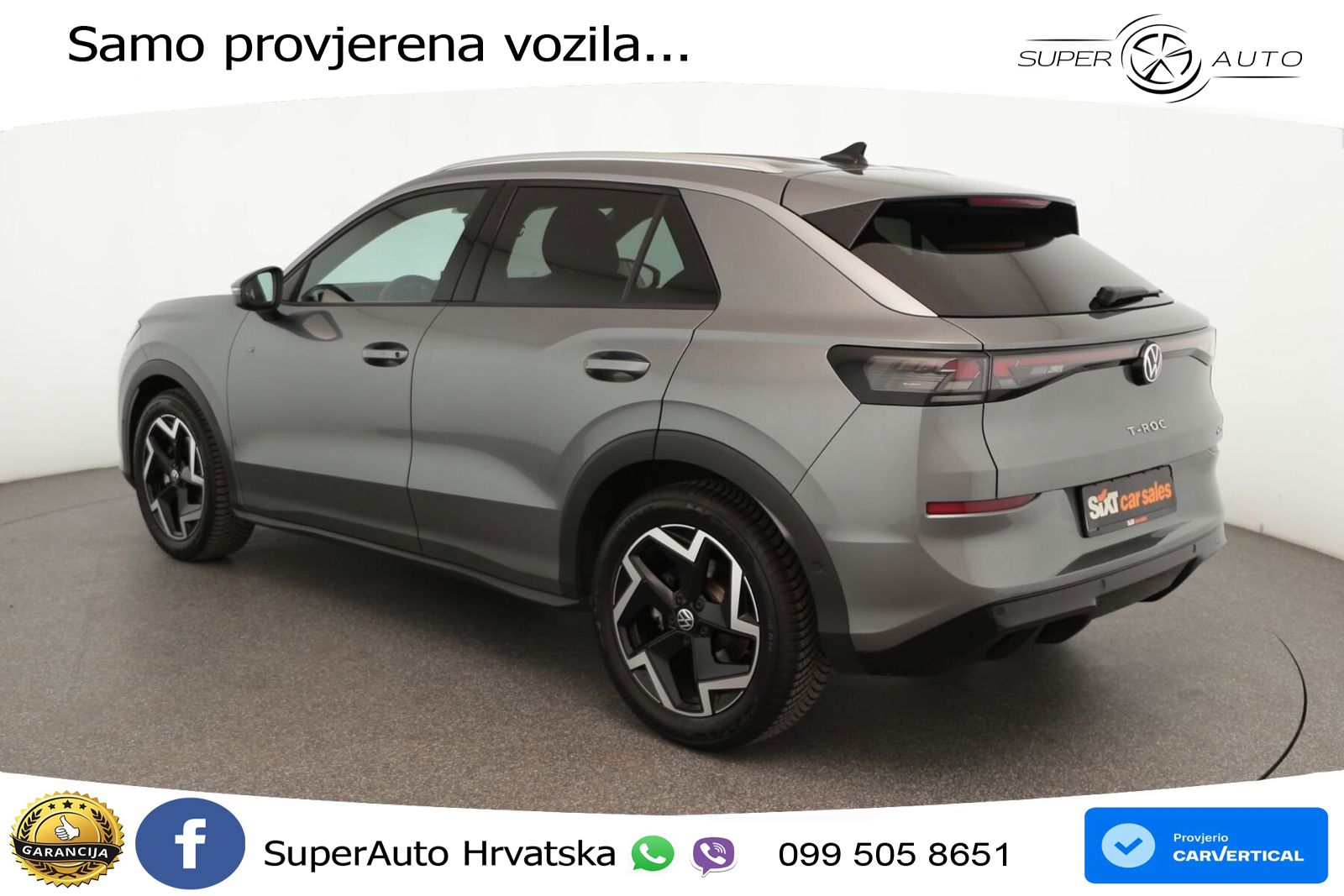 Volkswagen T-Roc 1.5 eTSI (150 KS)  DSG R-Line LED+GR SJED+ACC