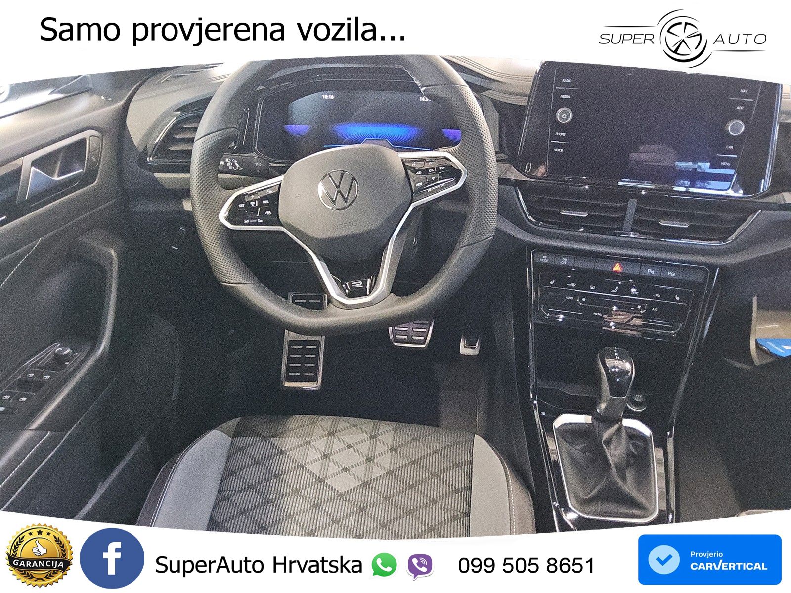 Volkswagen T-Roc 1.5 TSI (150 KS) DSG R-Line LED+GR SJED+ACC
