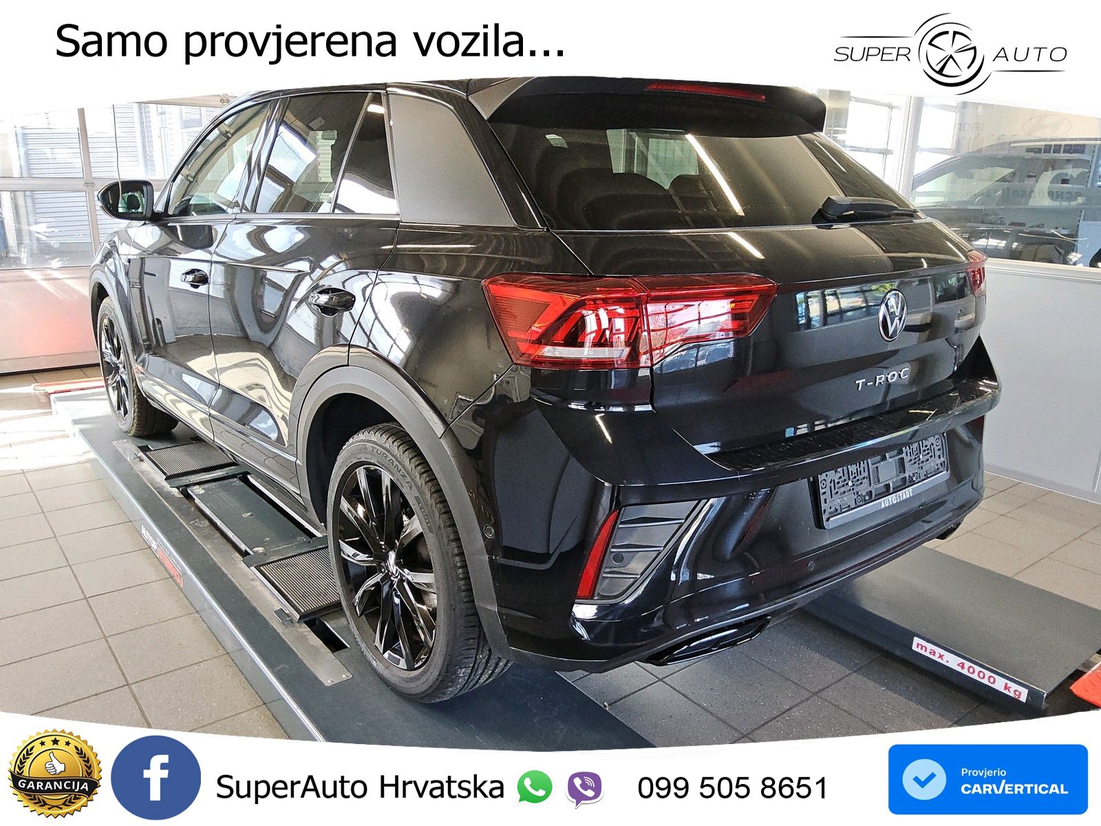Volkswagen T-Roc 1.5 TSI (150 KS) DSG R-Line LED+GR SJED+ACC