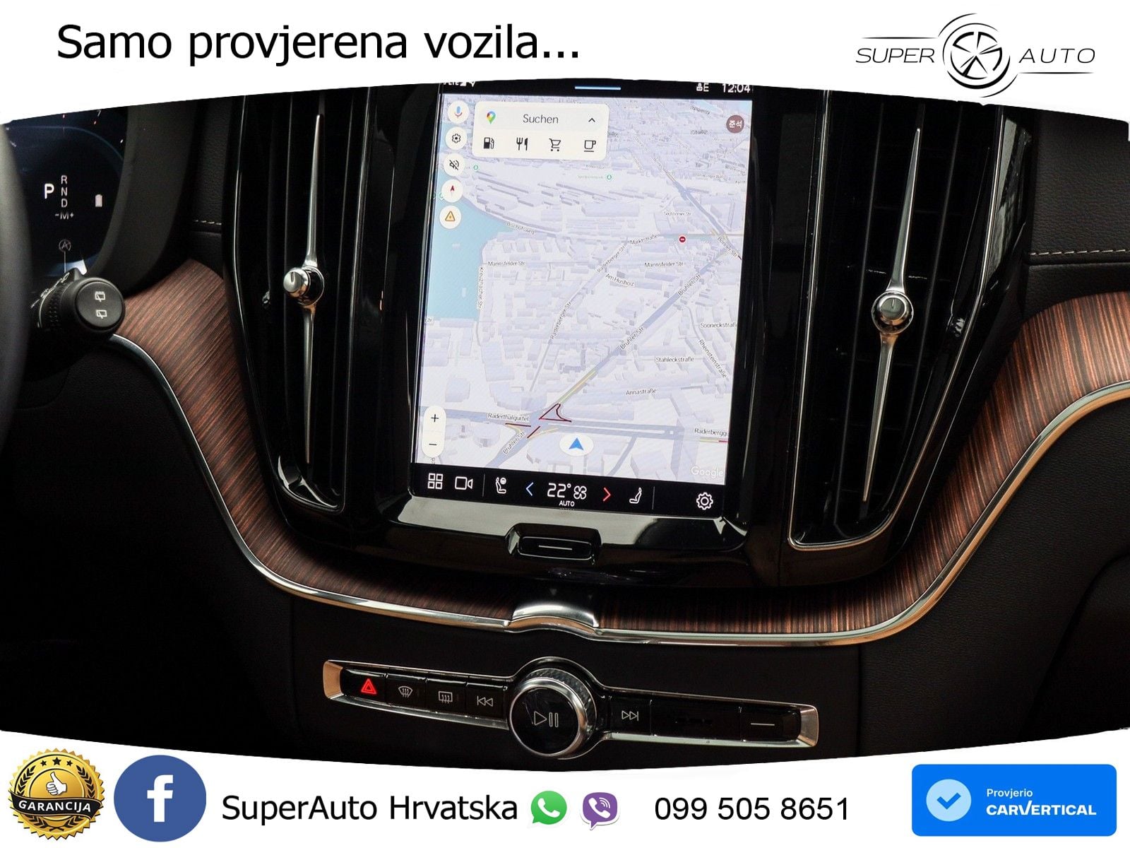 Volvo XC60 B5 Benzin AWD Geartronic ZRAČNI+ACC+GR SJED+KAM+PANO