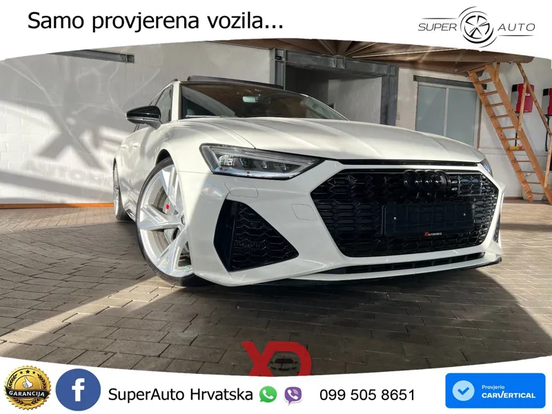 Audi RS6 Avant 4.0 TFSI V8 (600 KS) quattro Tiptronic ZRAČNI+ACC+GR SJED+KAM+PANO