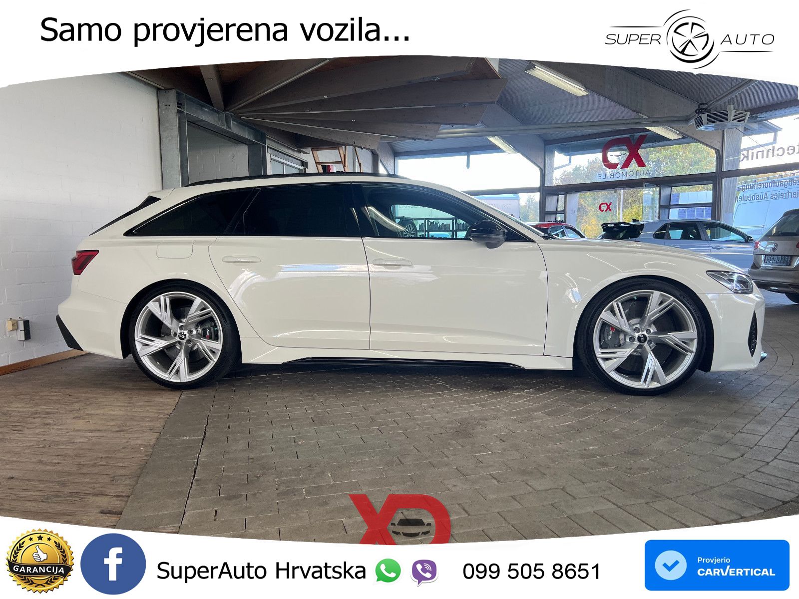 Audi RS6 Avant 4.0 TFSI V8 (600 KS) quattro Tiptronic ZRAČNI+ACC+GR SJED+KAM+PANO