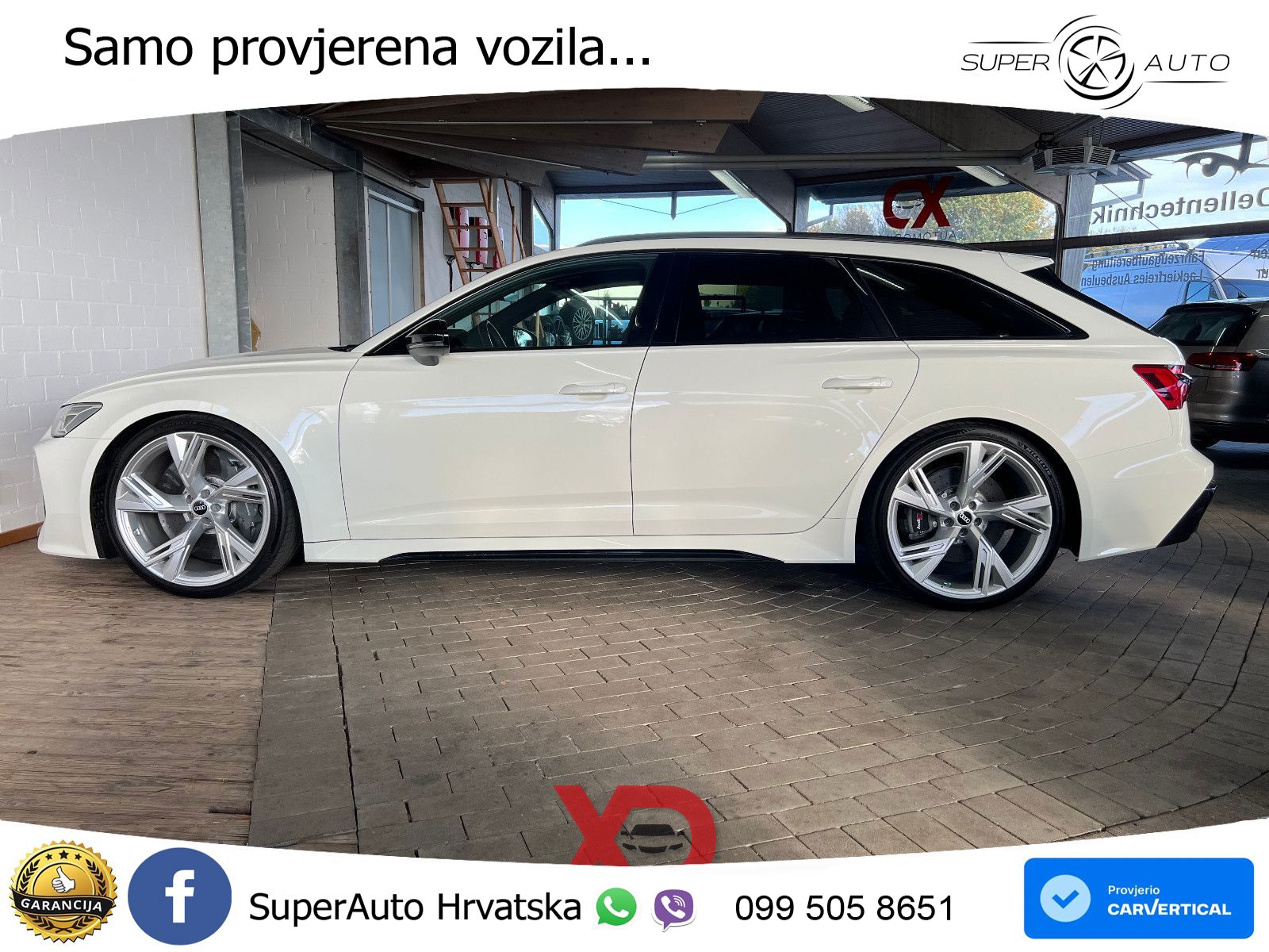 Audi RS6 Avant 4.0 TFSI V8 (600 KS) quattro Tiptronic ZRAČNI+ACC+GR SJED+KAM+PANO