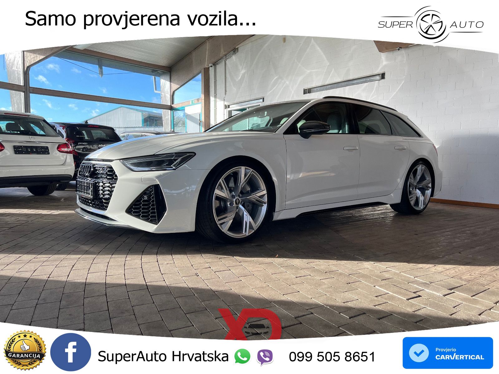 Audi RS6 Avant 4.0 TFSI V8 (600 KS) quattro Tiptronic ZRAČNI+ACC+GR SJED+KAM+PANO
