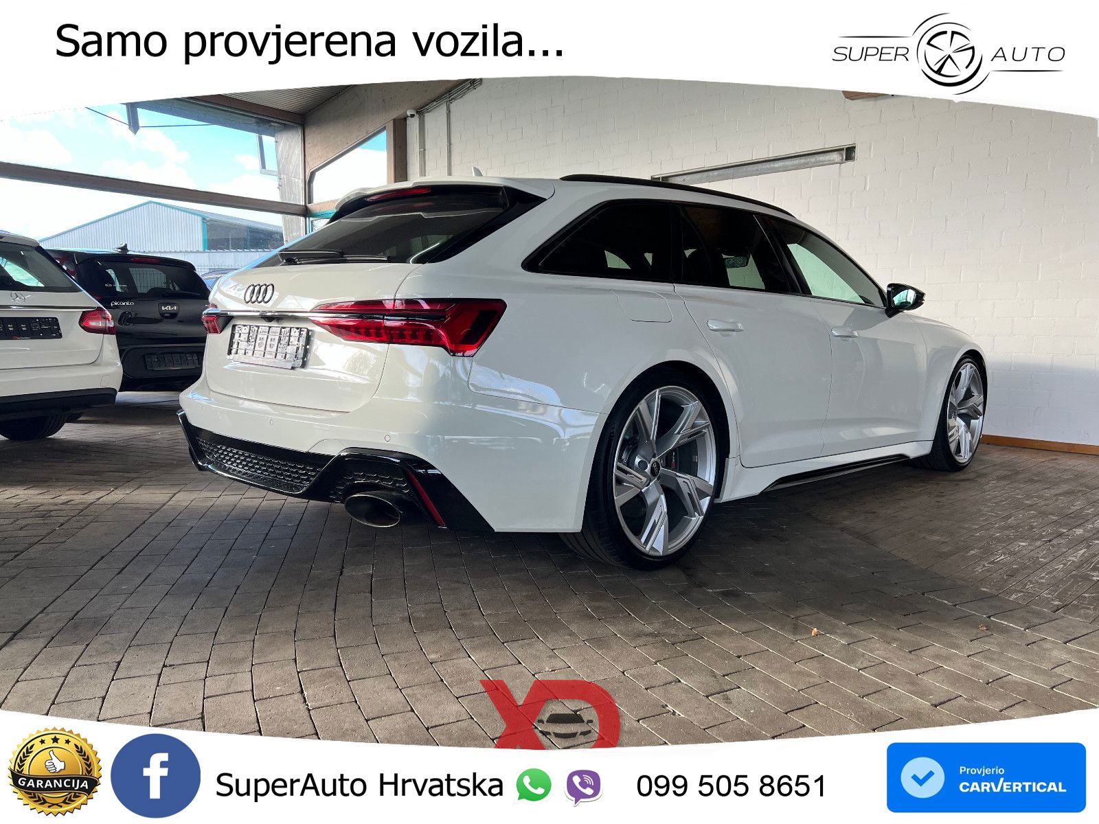 Audi RS6 Avant 4.0 TFSI V8 (600 KS) quattro Tiptronic ZRAČNI+ACC+GR SJED+KAM+PANO
