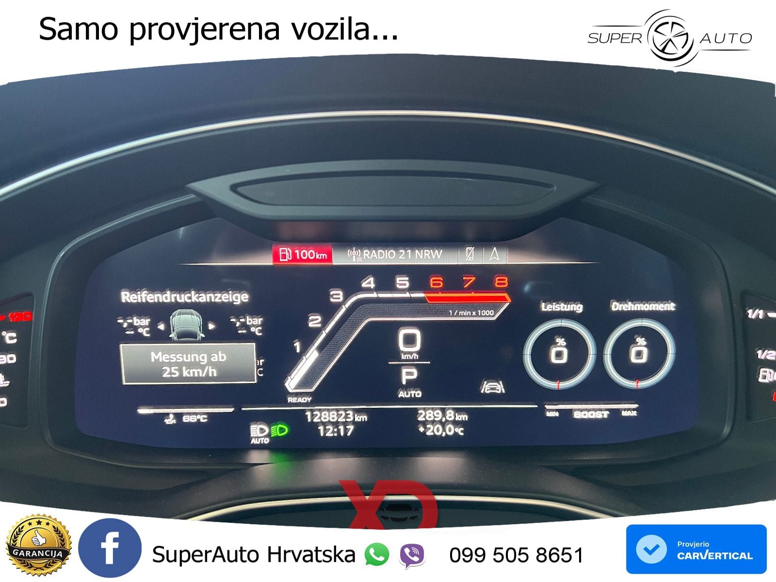 Audi RS6 Avant 4.0 TFSI V8 (600 KS) quattro Tiptronic ZRAČNI+ACC+GR SJED+KAM+PANO