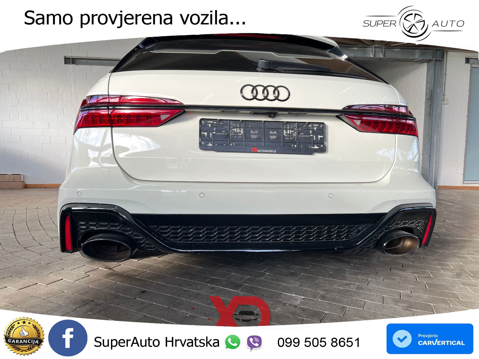 Audi RS6 Avant 4.0 TFSI V8 (600 KS) quattro Tiptronic ZRAČNI+ACC+GR SJED+KAM+PANO