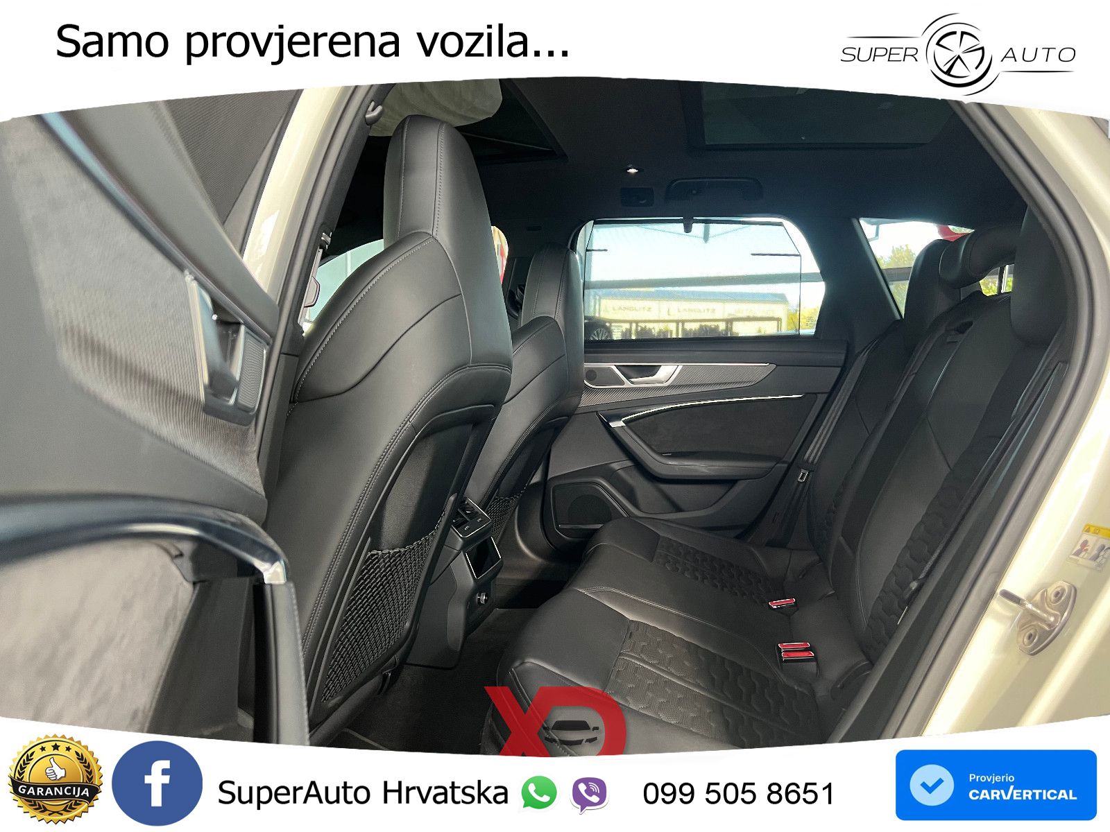 Audi RS6 Avant 4.0 TFSI V8 (600 KS) quattro Tiptronic ZRAČNI+ACC+GR SJED+KAM+PANO