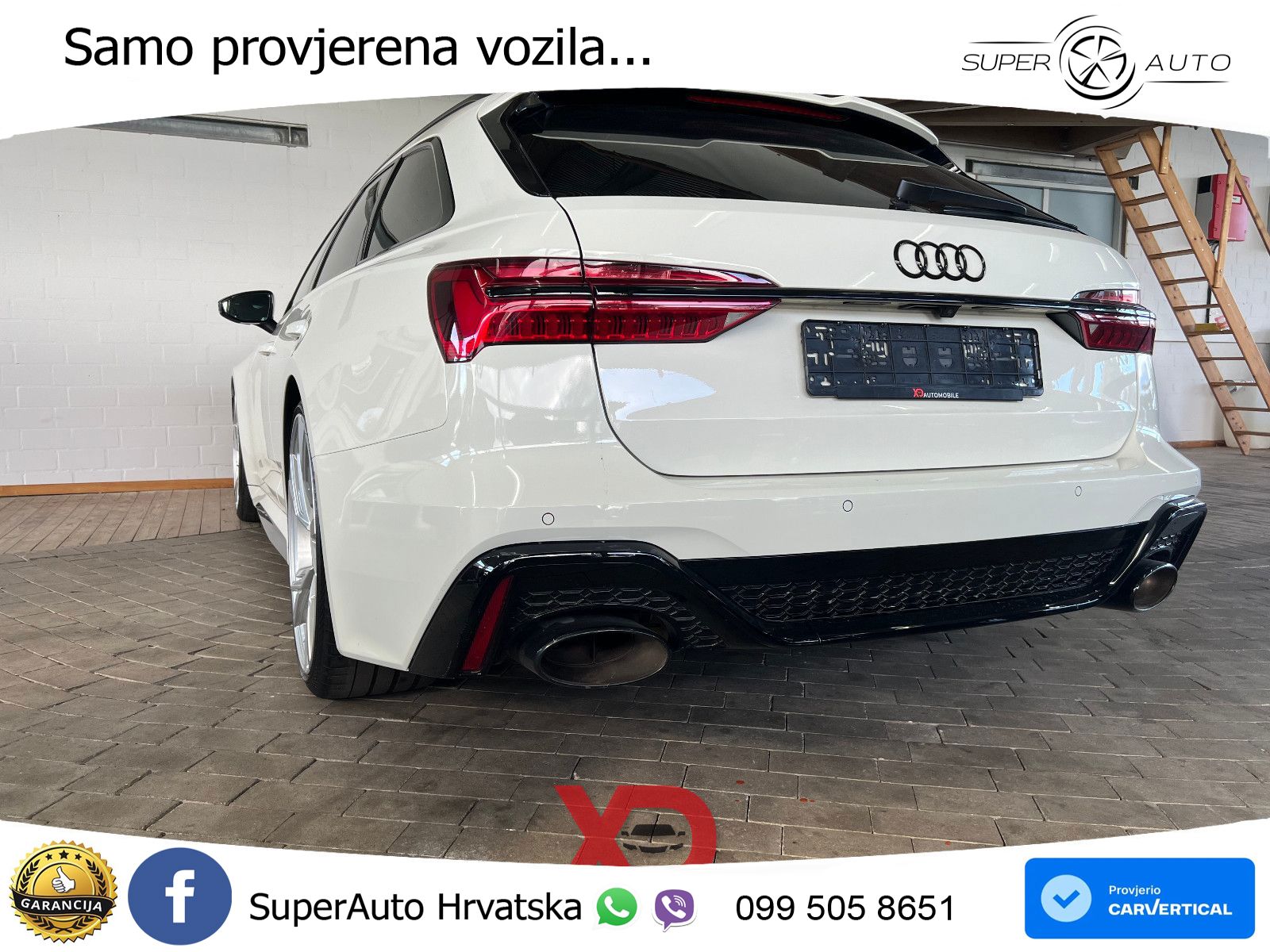 Audi RS6 Avant 4.0 TFSI V8 (600 KS) quattro Tiptronic ZRAČNI+ACC+GR SJED+KAM+PANO