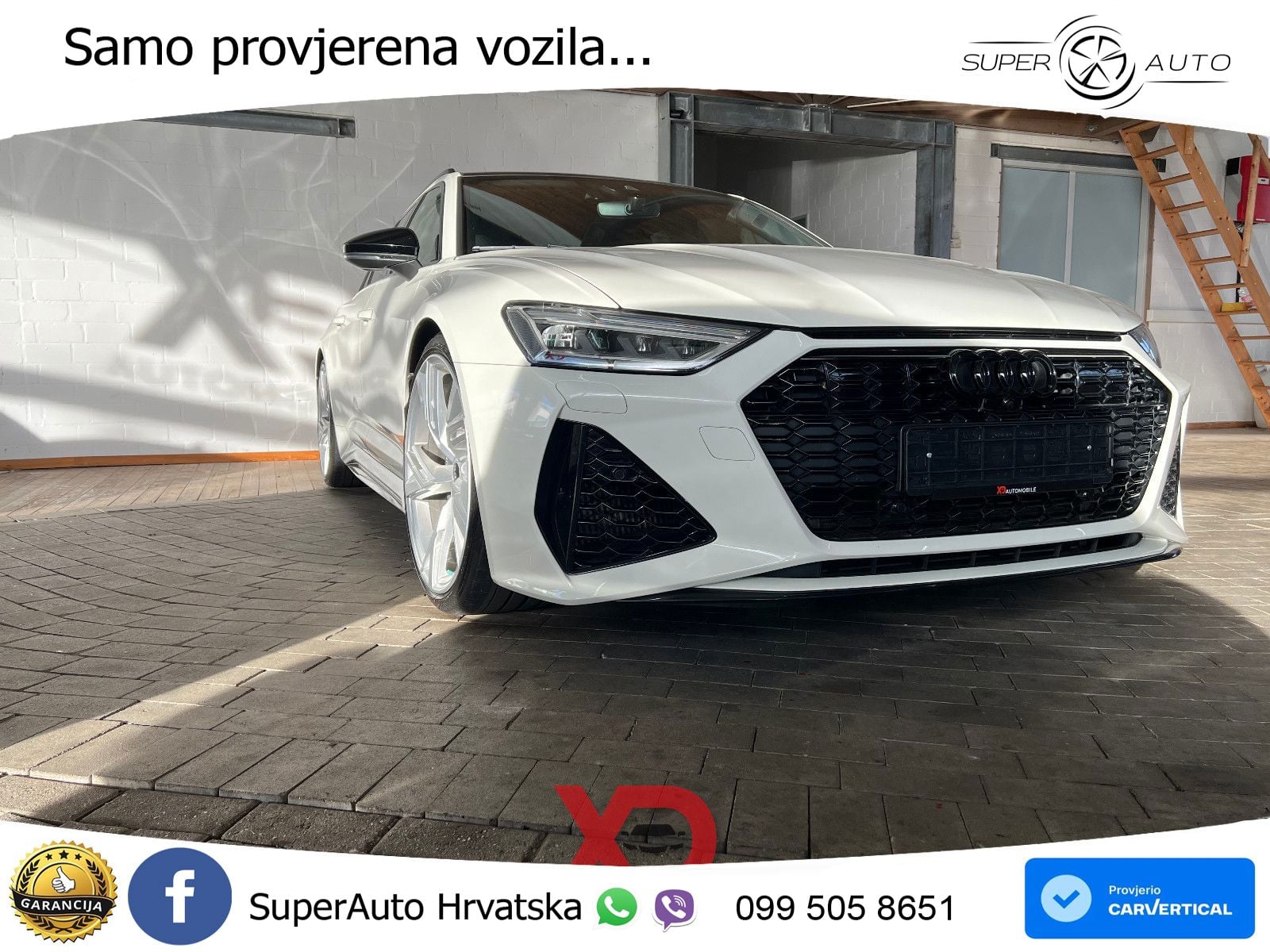Audi RS6 Avant 4.0 TFSI V8 (600 KS) quattro Tiptronic ZRAČNI+ACC+GR SJED+KAM+PANO
