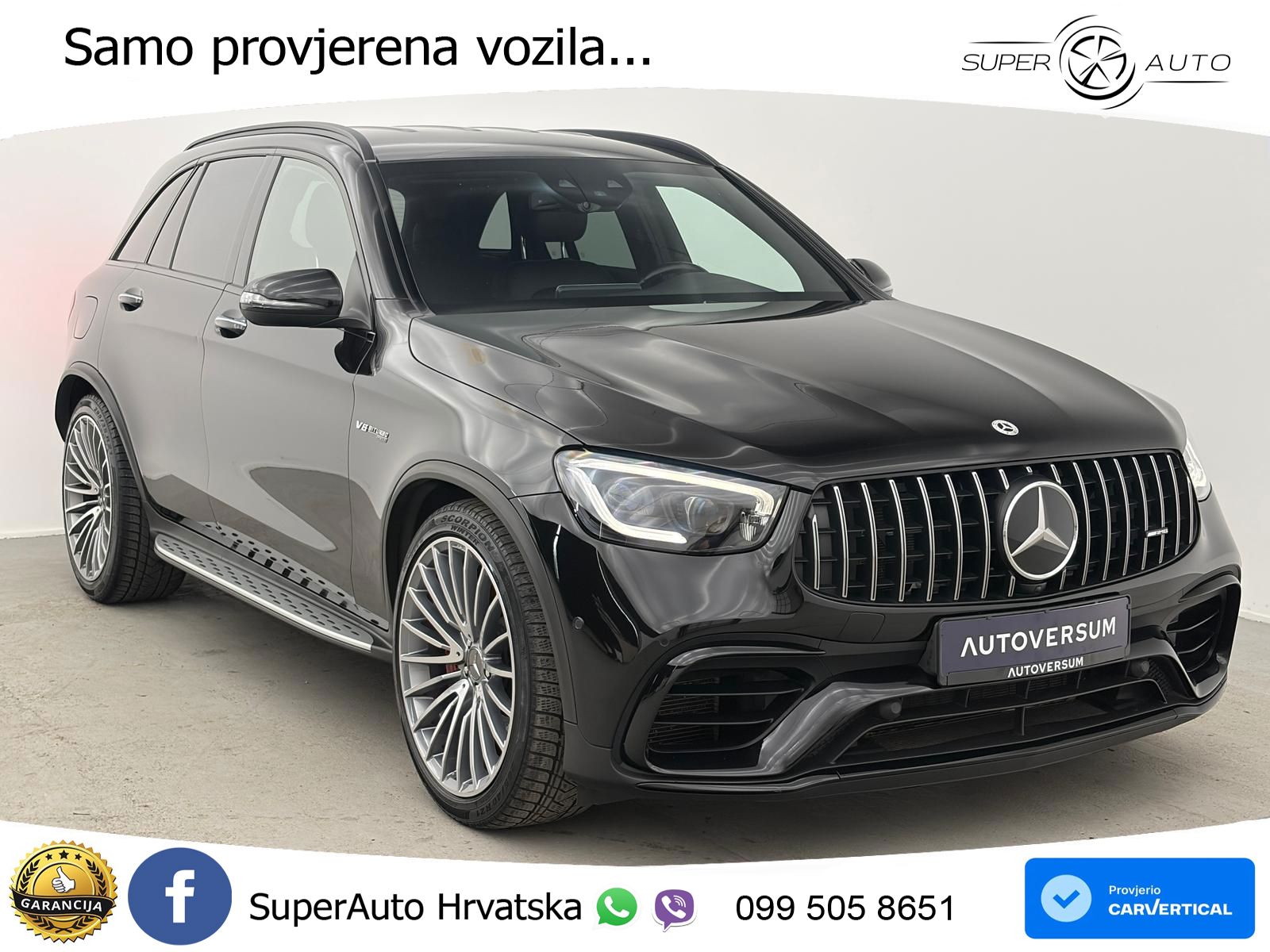 Mercedes AMG GLC 63 S V8 (510 KS) 4MATIC+ MCT ZRAČNI+ACC+4xGR SJED+KAM