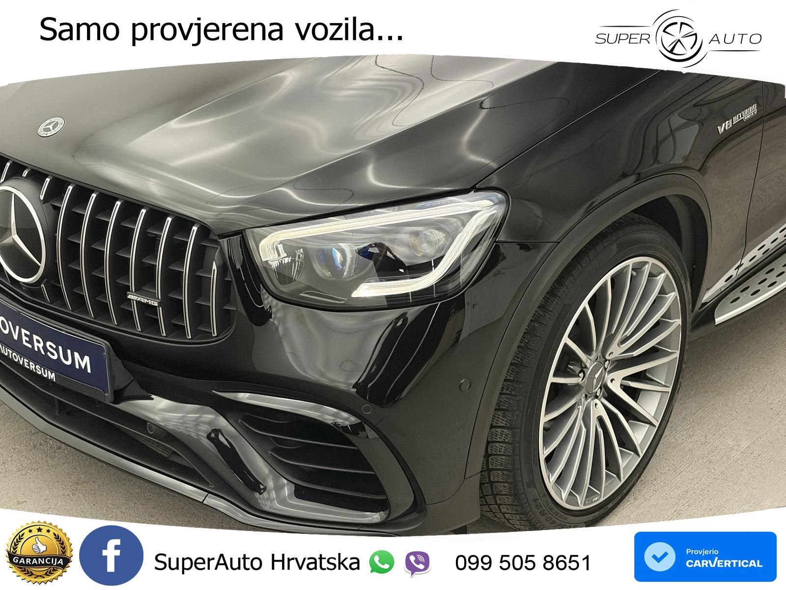 Mercedes AMG GLC 63 S V8 (510 KS) 4MATIC+ MCT ZRAČNI+ACC+4xGR SJED+KAM