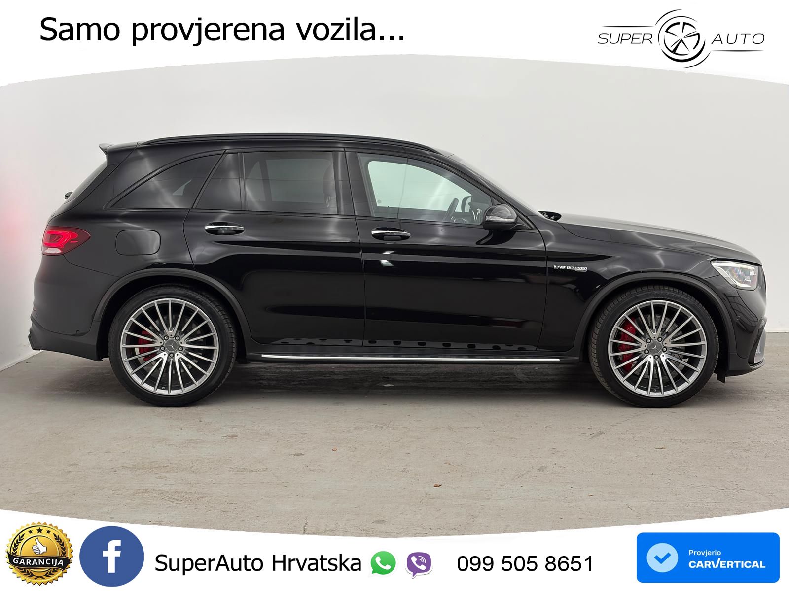 Mercedes AMG GLC 63 S V8 (510 KS) 4MATIC+ MCT ZRAČNI+ACC+4xGR SJED+KAM