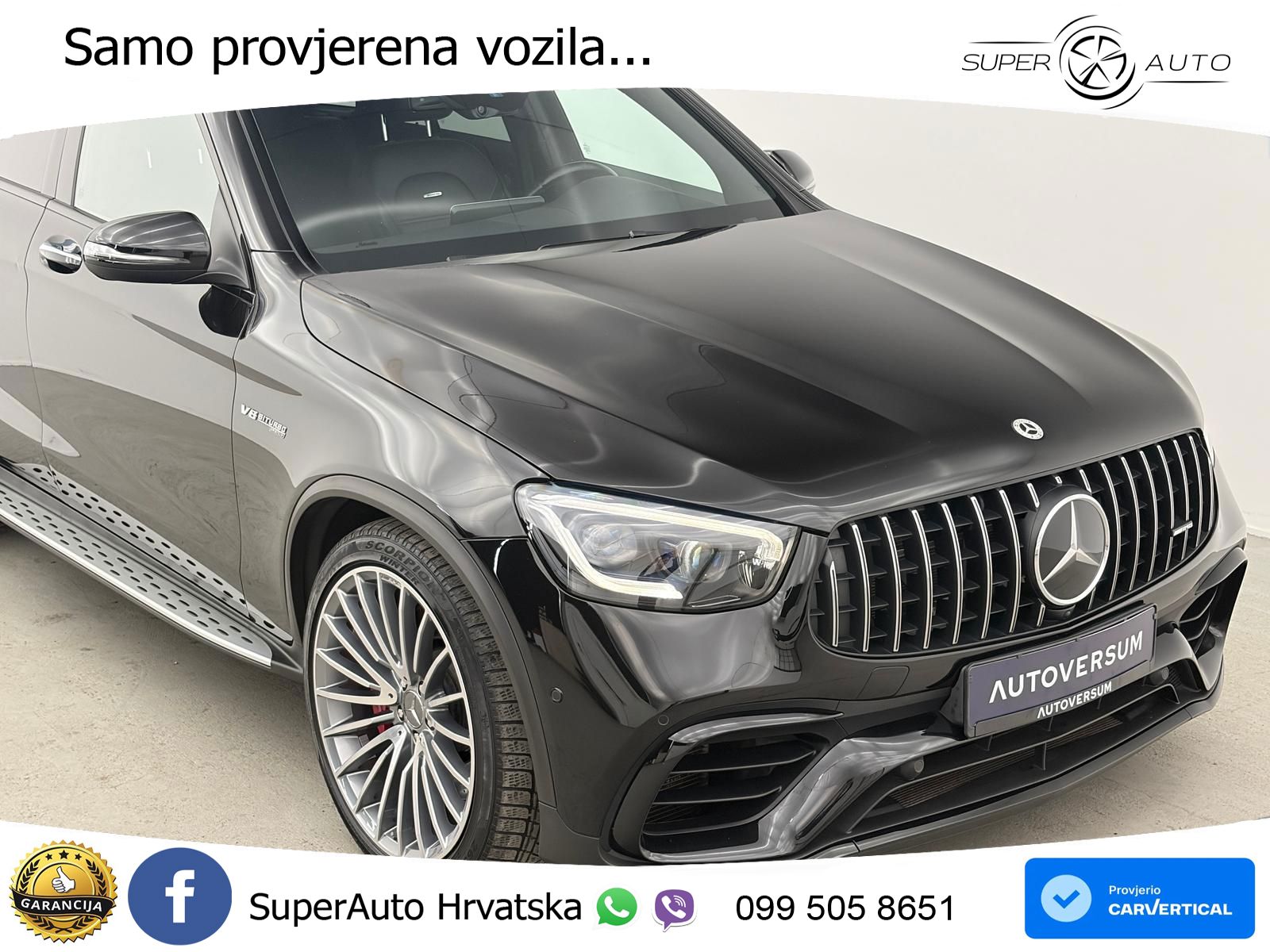 Mercedes AMG GLC 63 S V8 (510 KS) 4MATIC+ MCT ZRAČNI+ACC+4xGR SJED+KAM