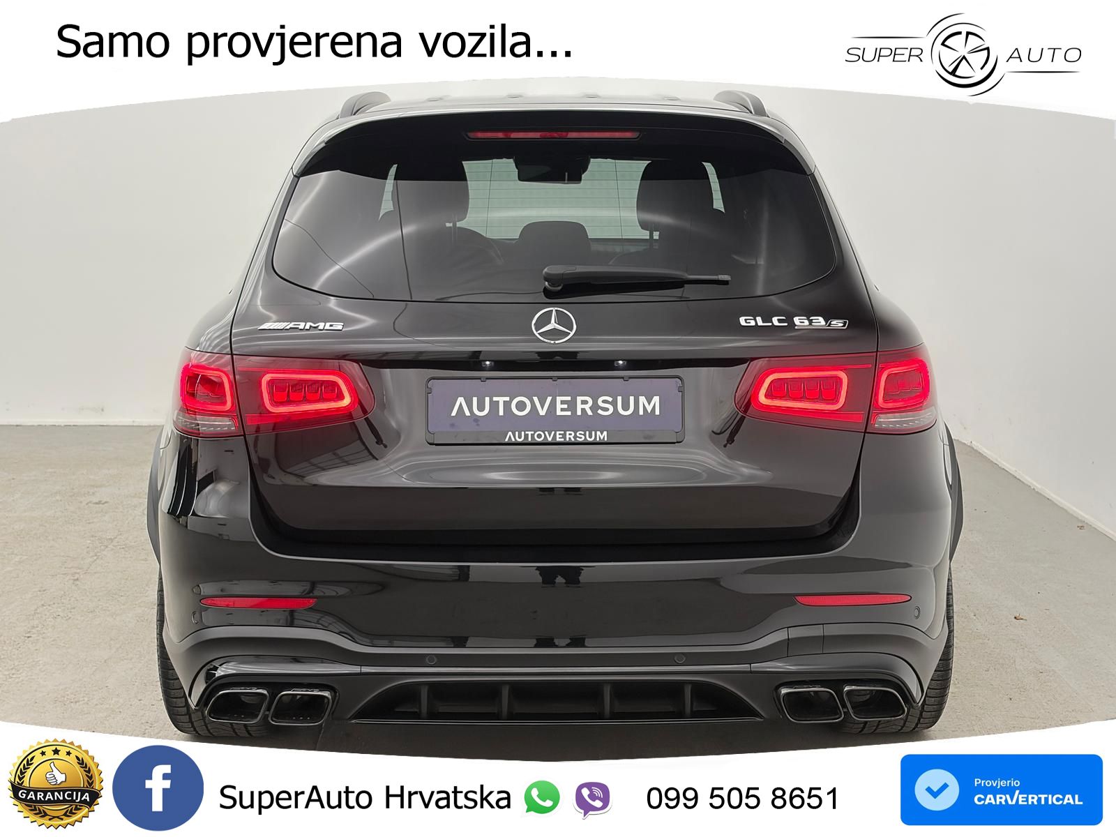 Mercedes AMG GLC 63 S V8 (510 KS) 4MATIC+ MCT ZRAČNI+ACC+4xGR SJED+KAM