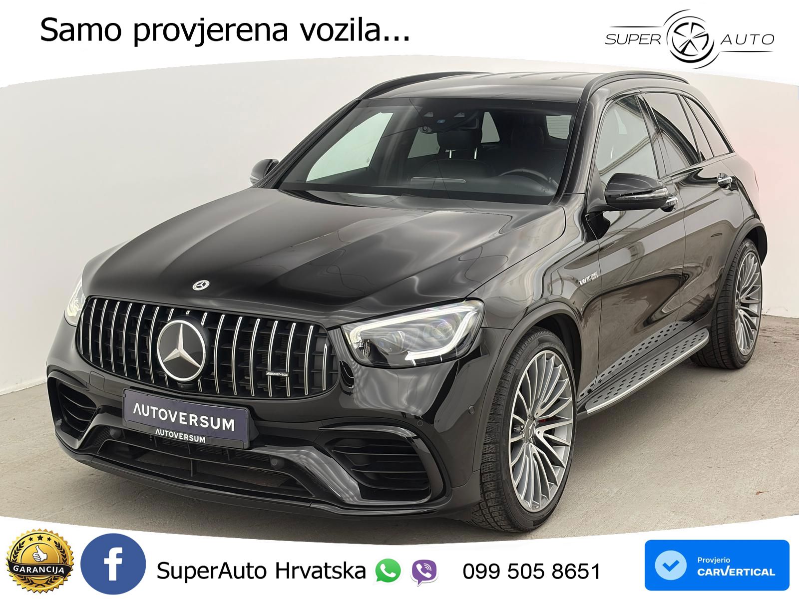 Mercedes AMG GLC 63 S V8 (510 KS) 4MATIC+ MCT ZRAČNI+ACC+4xGR SJED+KAM