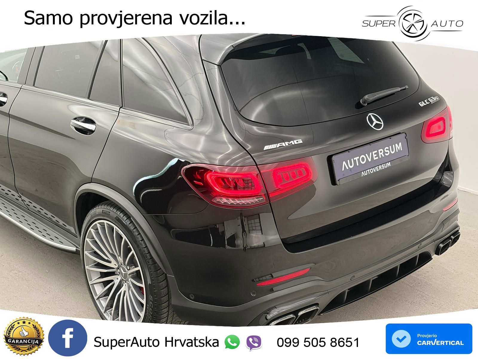 Mercedes AMG GLC 63 S V8 (510 KS) 4MATIC+ MCT ZRAČNI+ACC+4xGR SJED+KAM