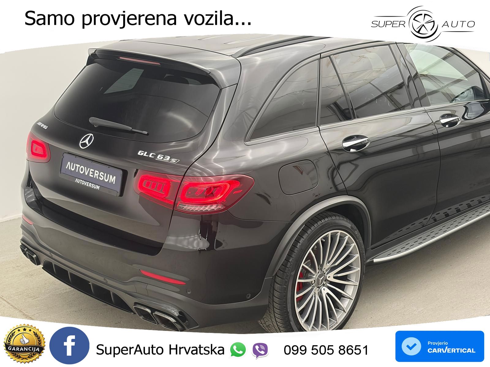 Mercedes AMG GLC 63 S V8 (510 KS) 4MATIC+ MCT ZRAČNI+ACC+4xGR SJED+KAM