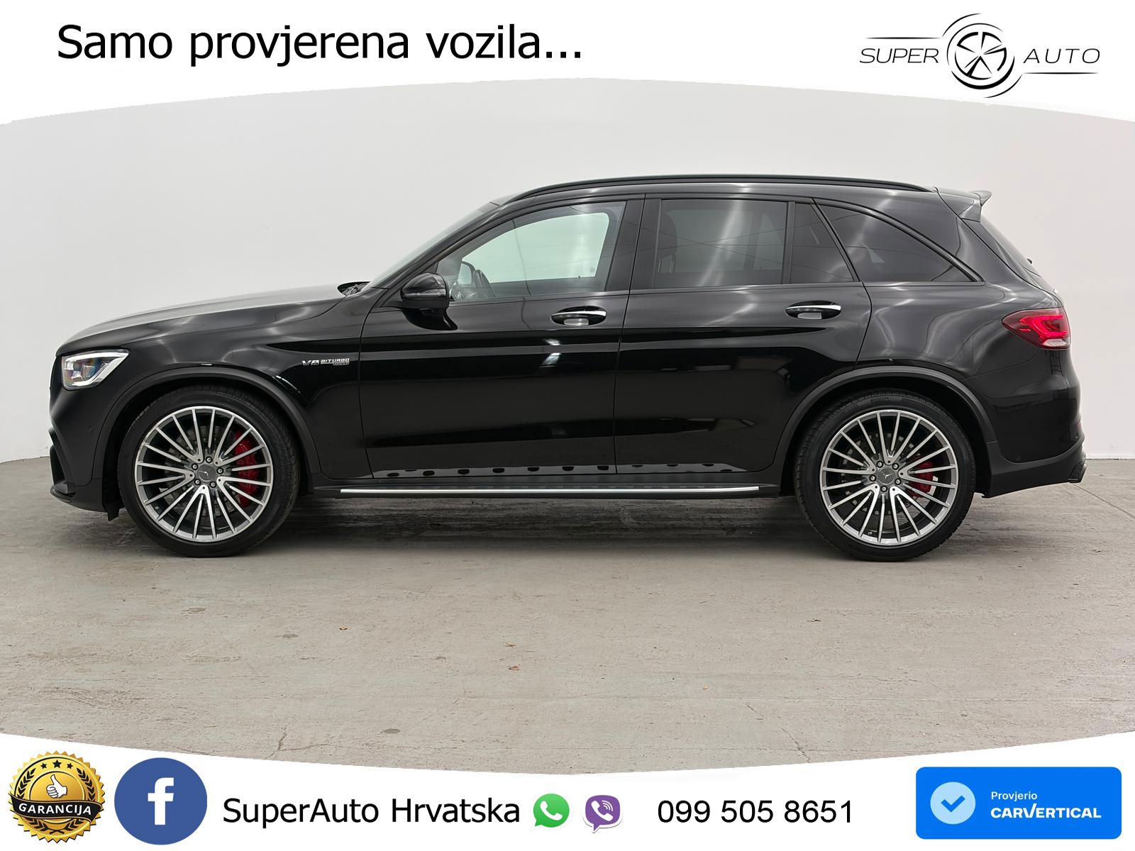 Mercedes AMG GLC 63 S V8 (510 KS) 4MATIC+ MCT ZRAČNI+ACC+4xGR SJED+KAM
