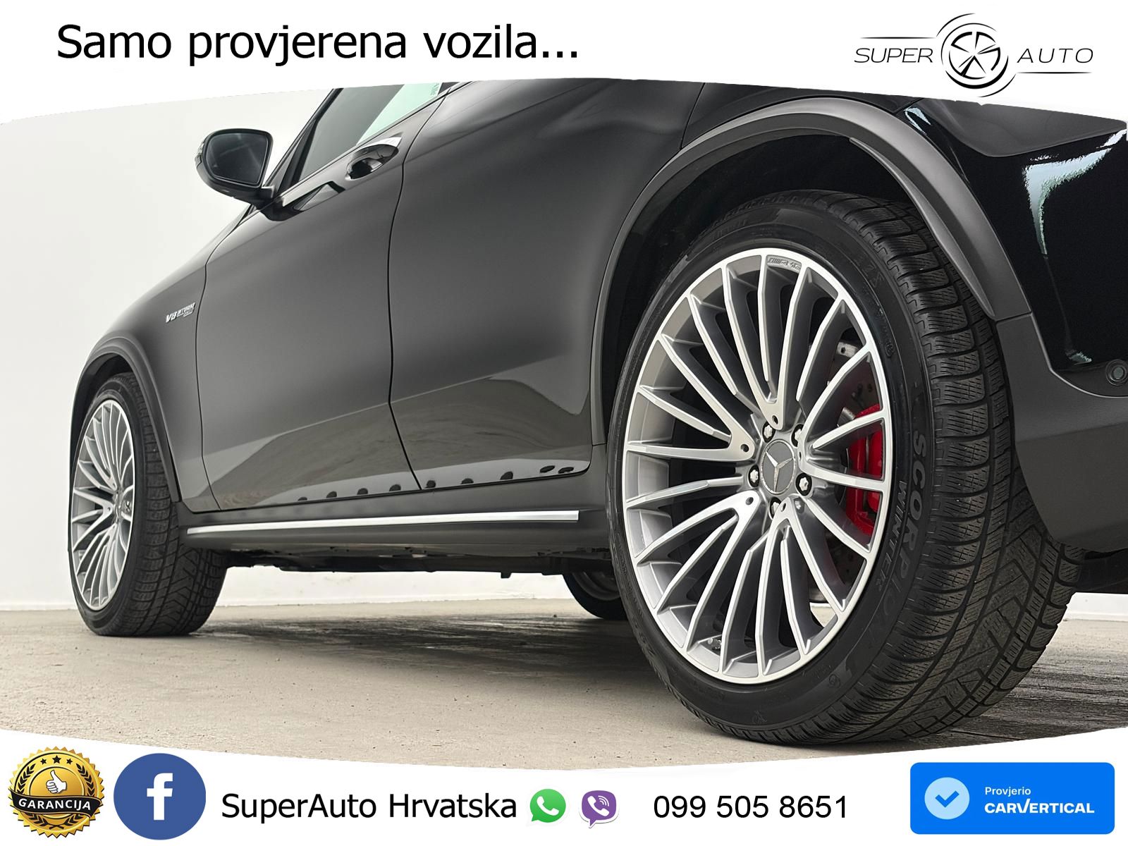 Mercedes AMG GLC 63 S V8 (510 KS) 4MATIC+ MCT ZRAČNI+ACC+4xGR SJED+KAM