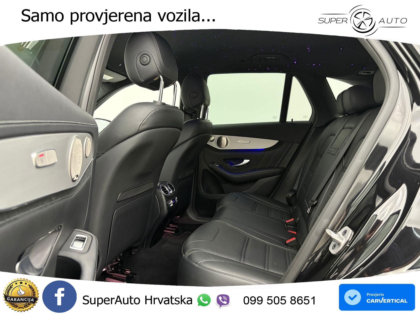 Mercedes AMG GLC 63 S V8 (510 KS) 4MATIC+ MCT ZRAČNI+ACC+4xGR SJED+KAM