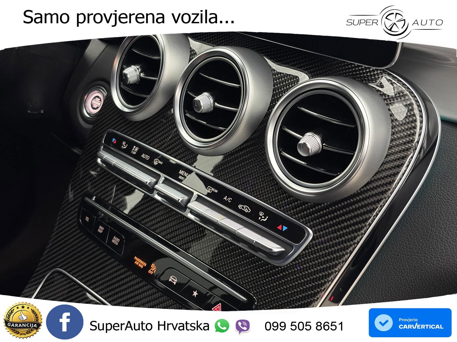 Mercedes AMG GLC 63 S V8 (510 KS) 4MATIC+ MCT ZRAČNI+ACC+4xGR SJED+KAM