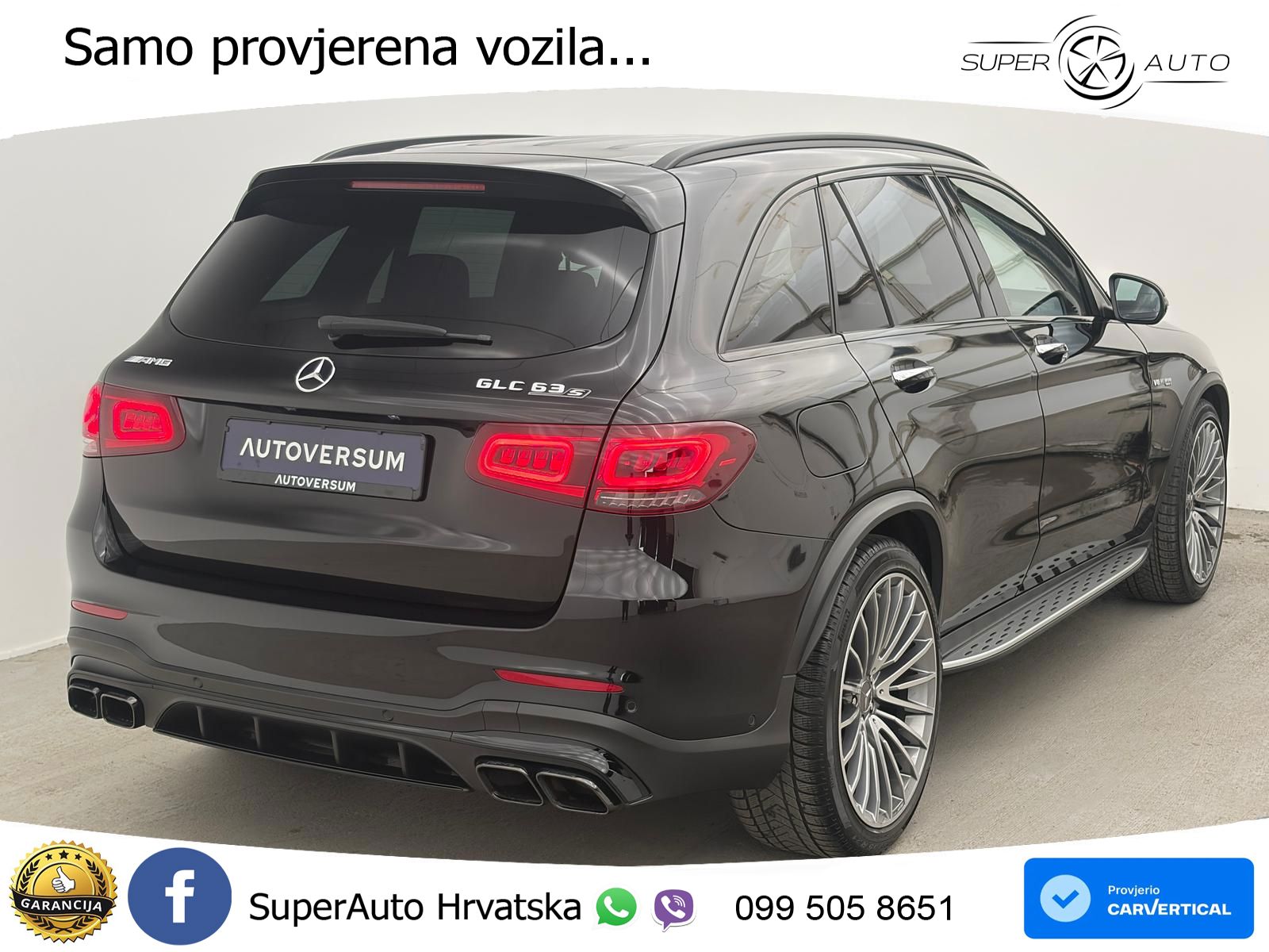 Mercedes AMG GLC 63 S V8 (510 KS) 4MATIC+ MCT ZRAČNI+ACC+4xGR SJED+KAM