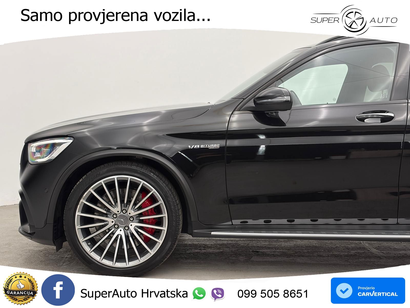 Mercedes AMG GLC 63 S V8 (510 KS) 4MATIC+ MCT ZRAČNI+ACC+4xGR SJED+KAM