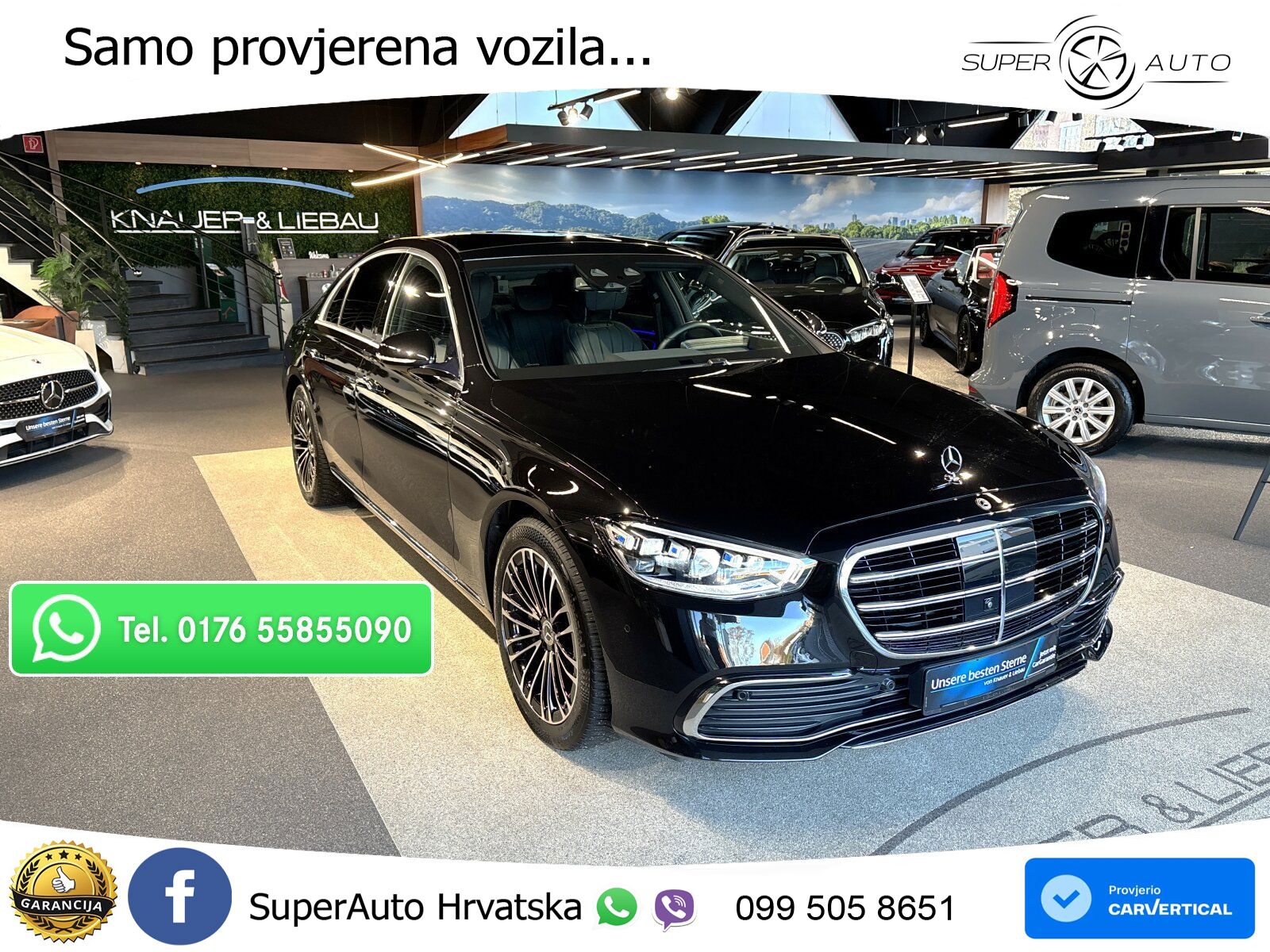 Mercedes S 350d (313 KS) EQ Boost 4MATIC 9G-TRONIC ZRAČNI+ACC+GR SJED+360+PANO