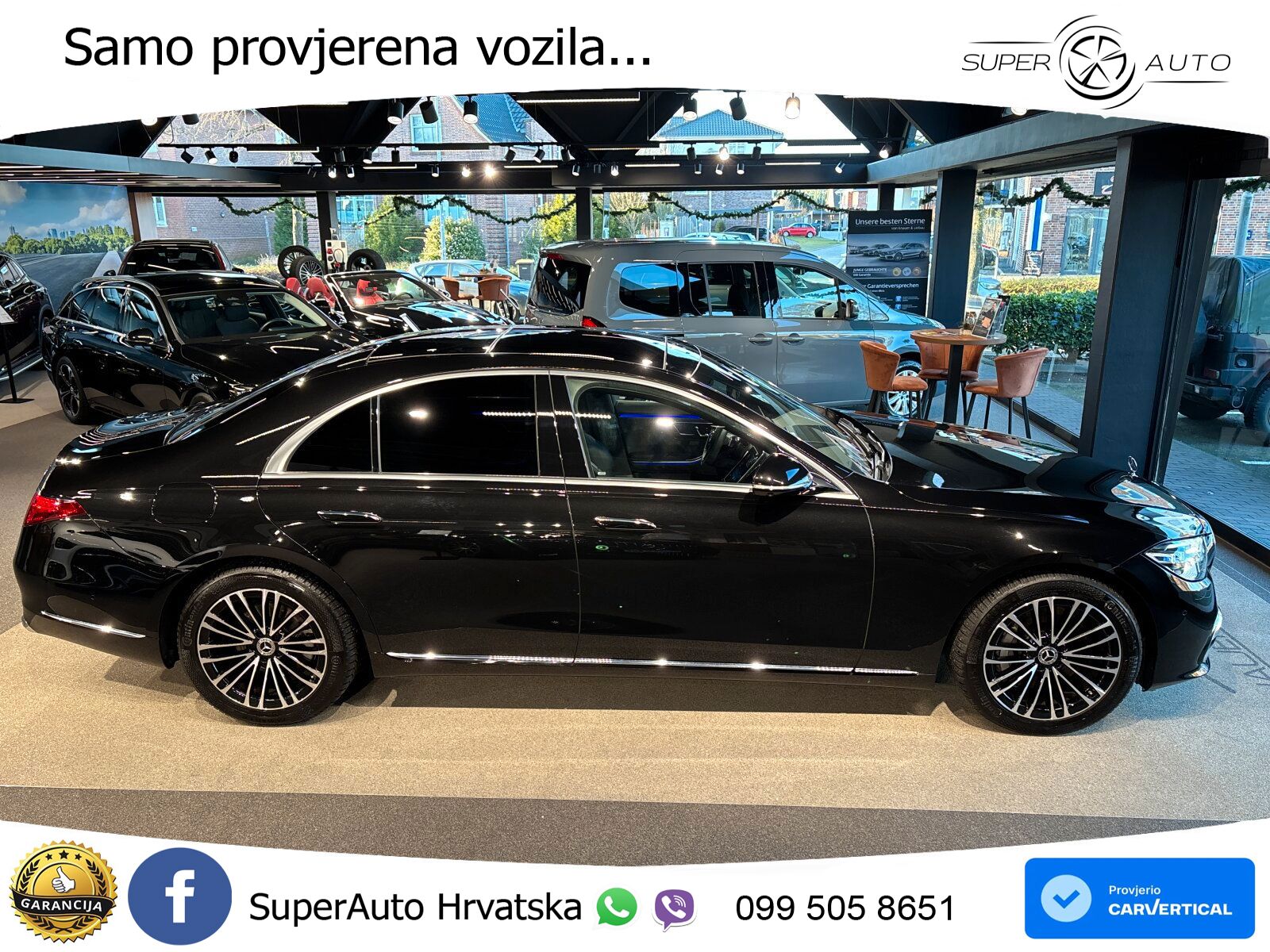Mercedes S 350d (313 KS) EQ Boost 4MATIC 9G-TRONIC ZRAČNI+ACC+GR SJED+360+PANO