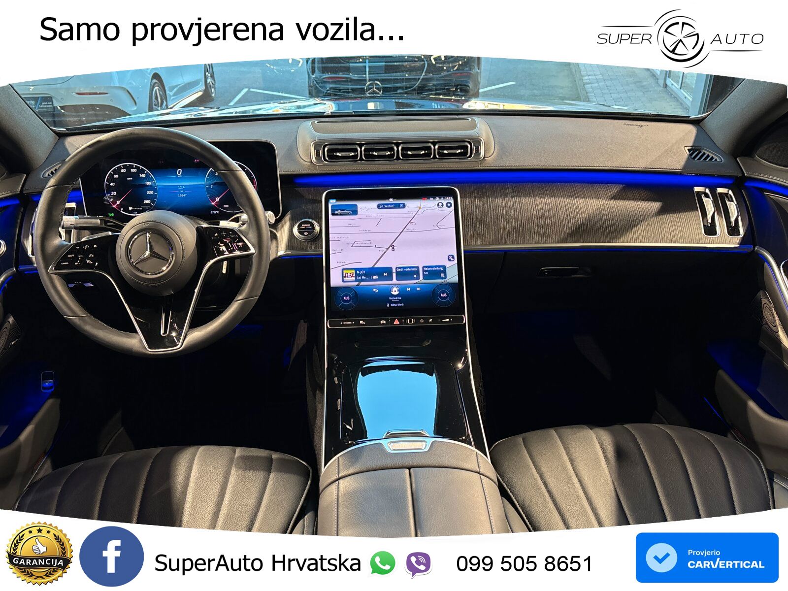 Mercedes S 350d (313 KS) EQ Boost 4MATIC 9G-TRONIC ZRAČNI+ACC+GR SJED+360+PANO