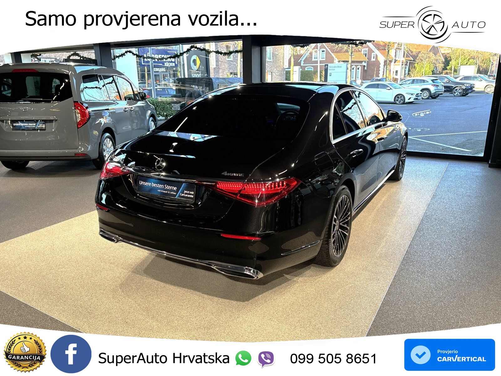 Mercedes S 350d (313 KS) EQ Boost 4MATIC 9G-TRONIC ZRAČNI+ACC+GR SJED+360+PANO