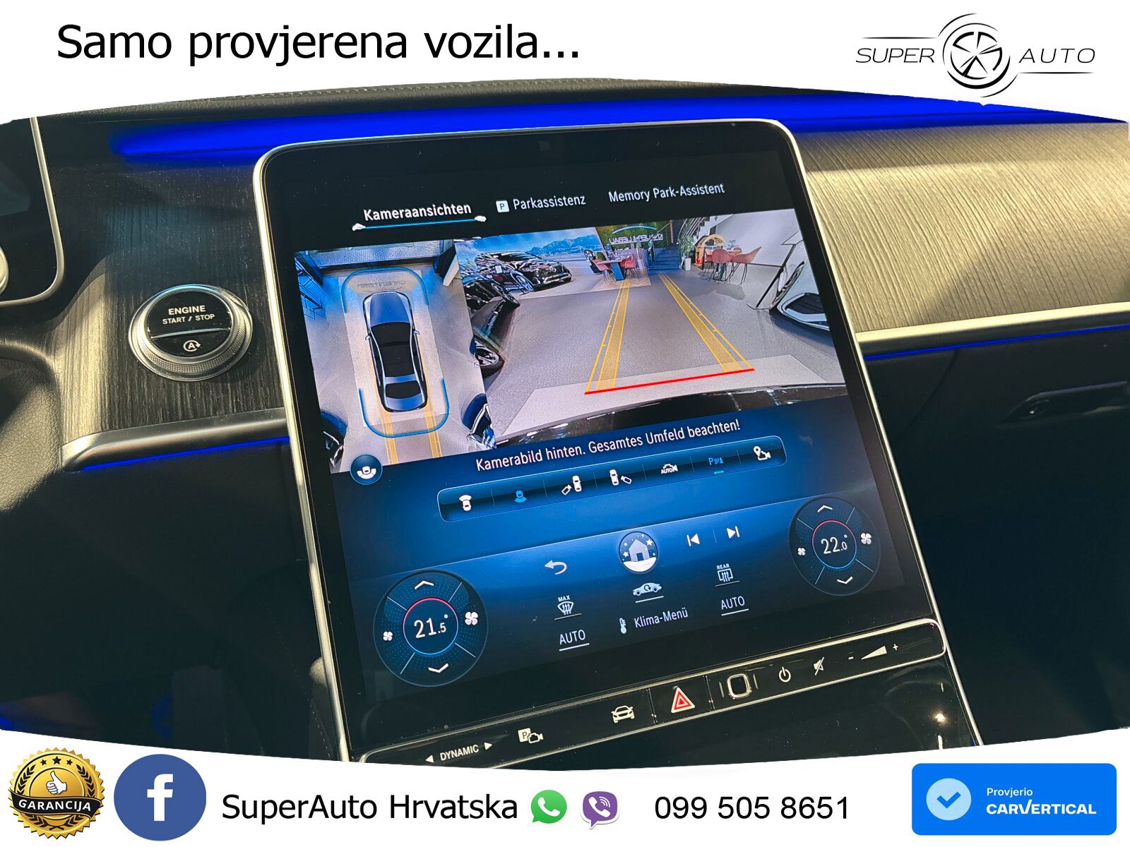 Mercedes S 350d (313 KS) EQ Boost 4MATIC 9G-TRONIC ZRAČNI+ACC+GR SJED+360+PANO