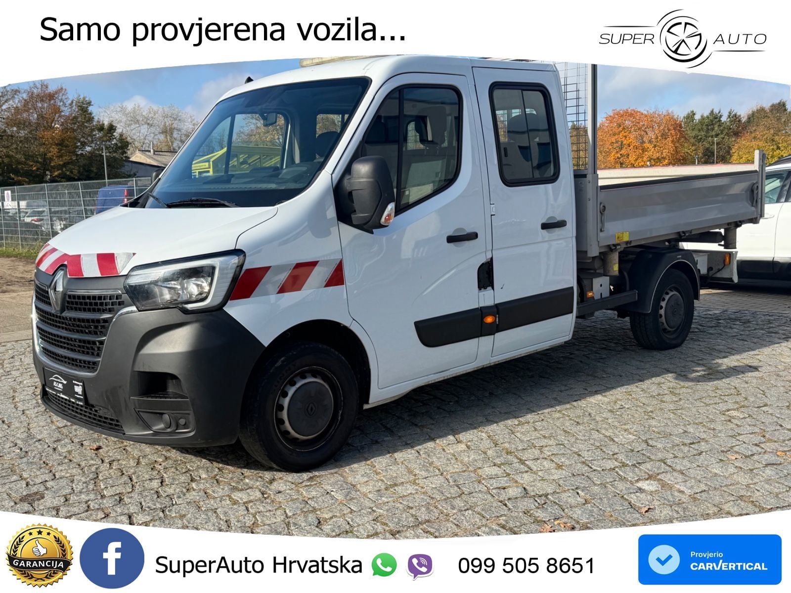 Renault Master DoKa Dreiseitenkipper L3H1*Klima*7sitzer 145 KS