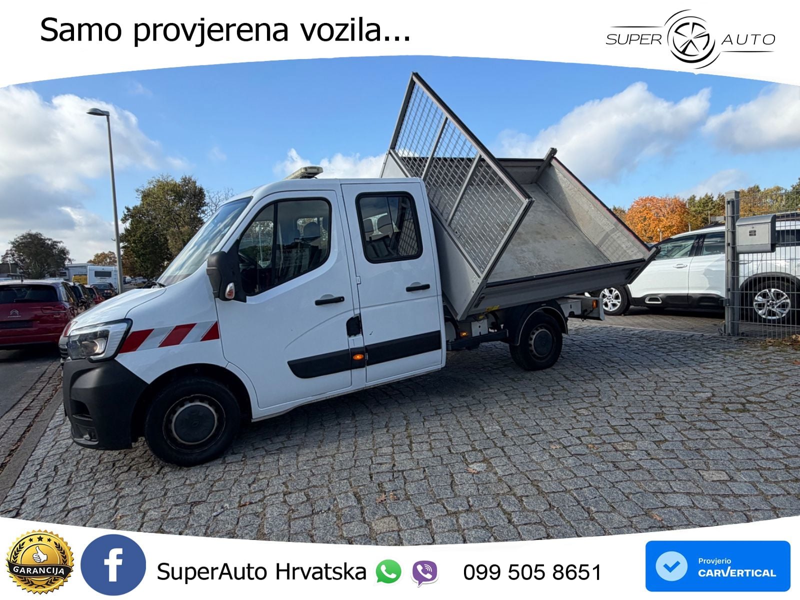 Renault Master DoKa Dreiseitenkipper L3H1*Klima*7sitzer 145 KS