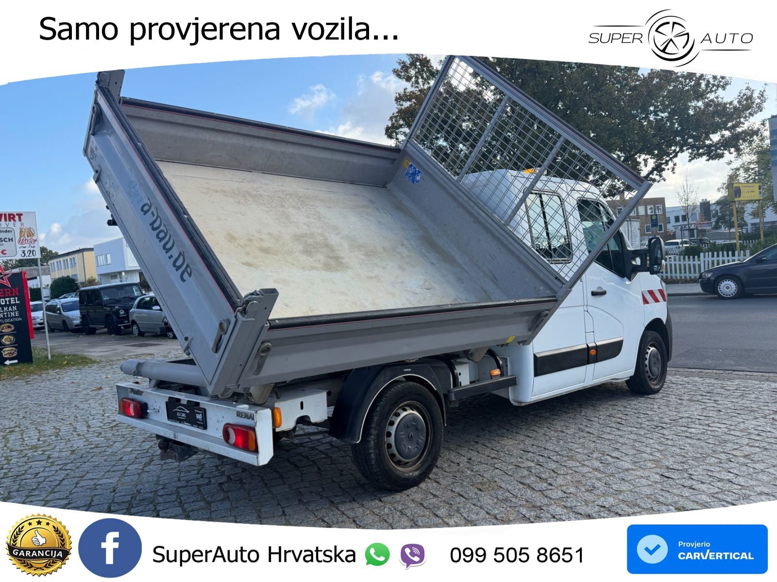 Renault Master DoKa Dreiseitenkipper L3H1*Klima*7sitzer 145 KS