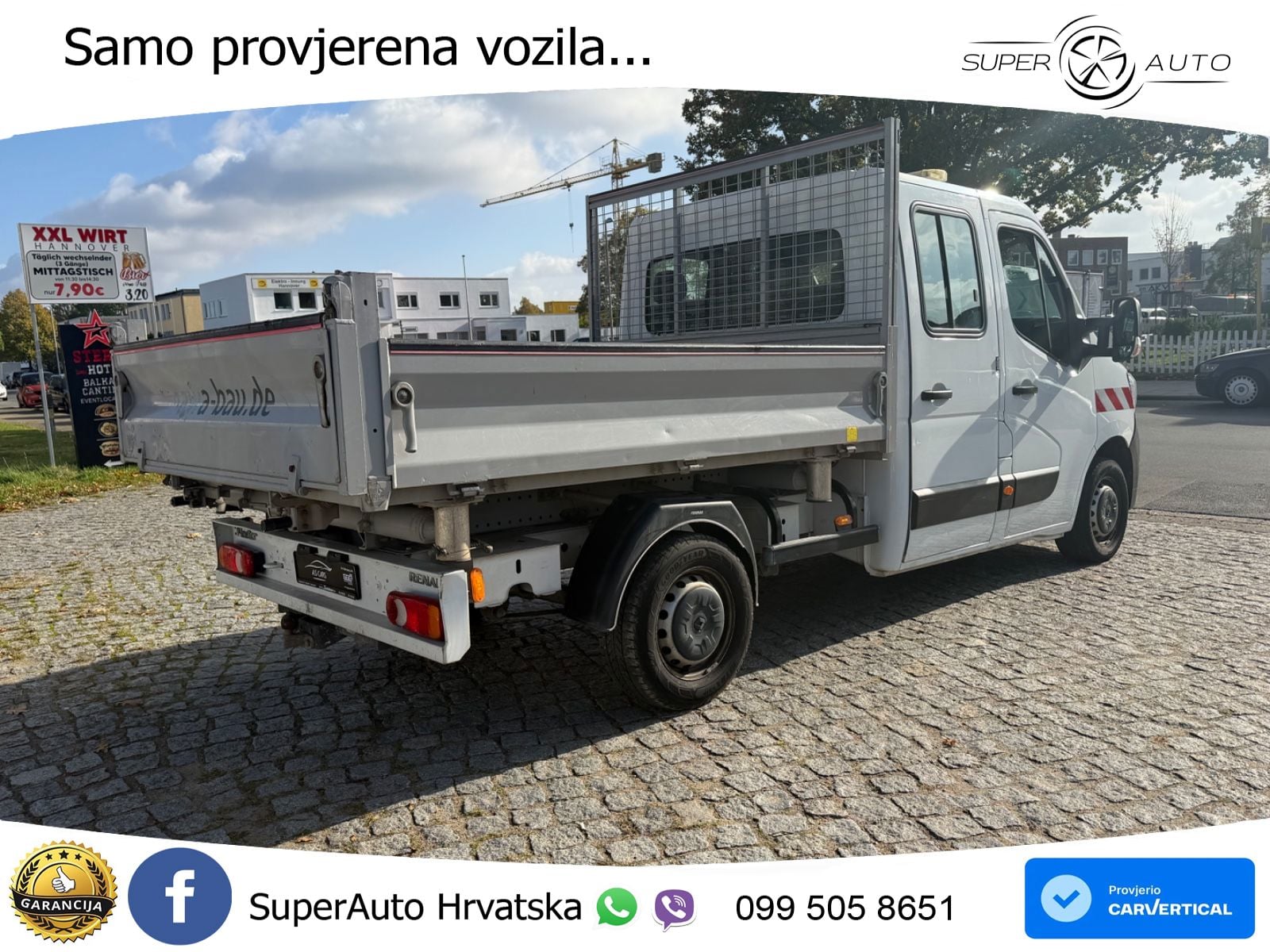 Renault Master DoKa Dreiseitenkipper L3H1*Klima*7sitzer 145 KS