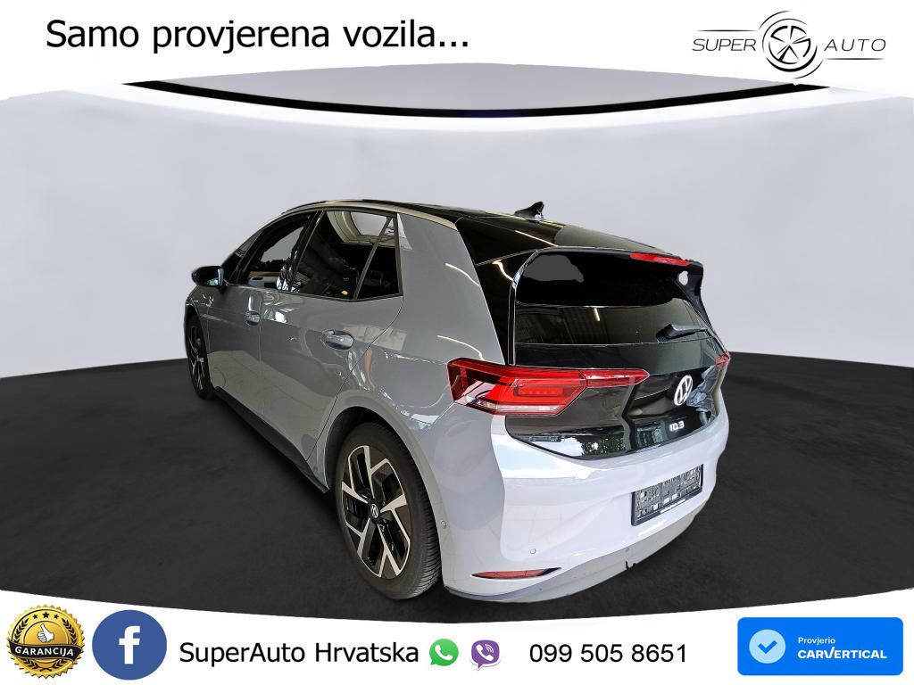 Volkswagen ID.3 Pro 62 kWh (204 KS) LED+GR SJED+ACC