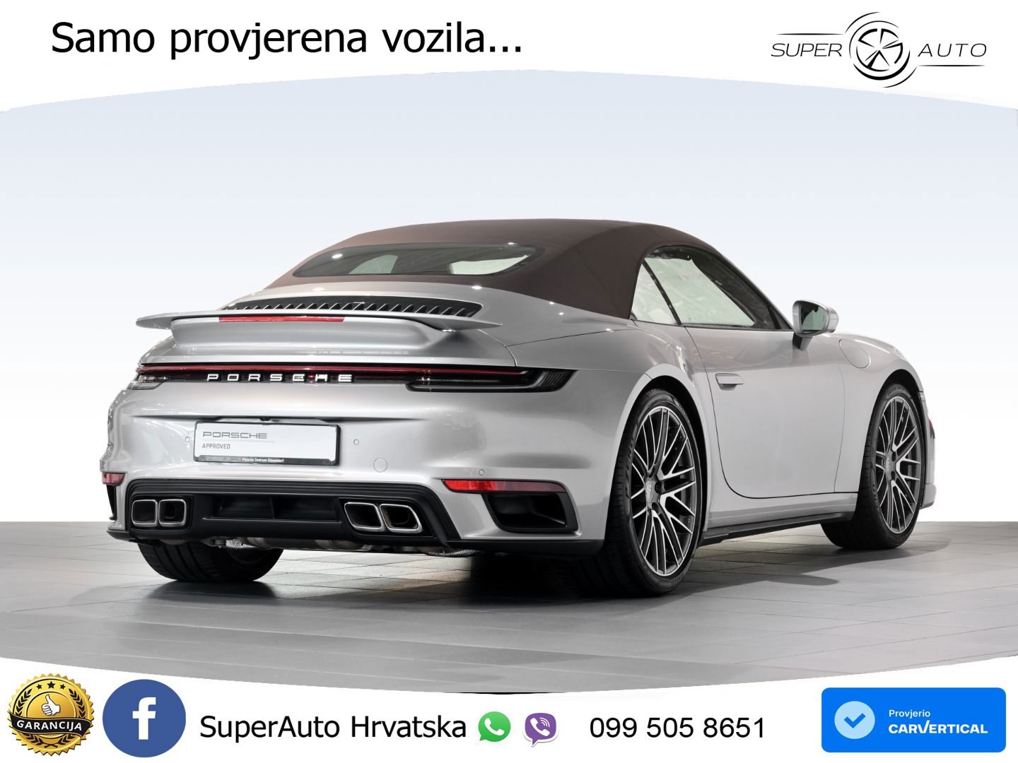 Porsche 911 Turbo Cabriolet 3.8 (580 KS) PDK LED+GR SJED+ACC