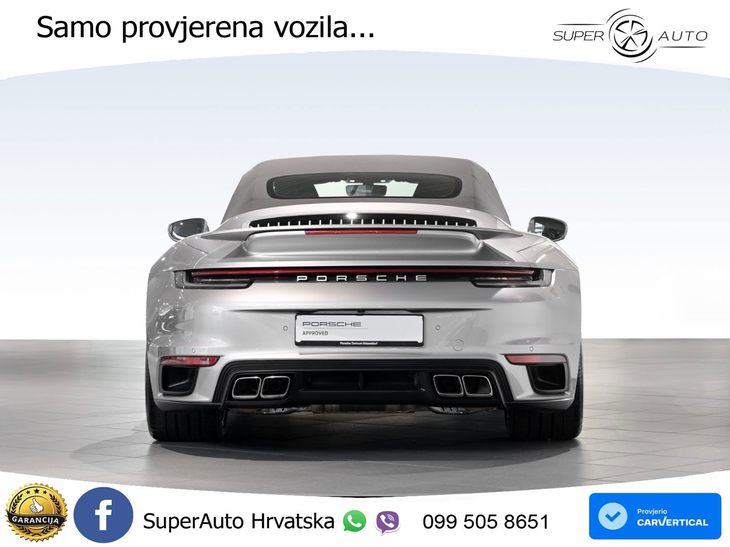 Porsche 911 Turbo Cabriolet 3.8 (580 KS) PDK LED+GR SJED+ACC