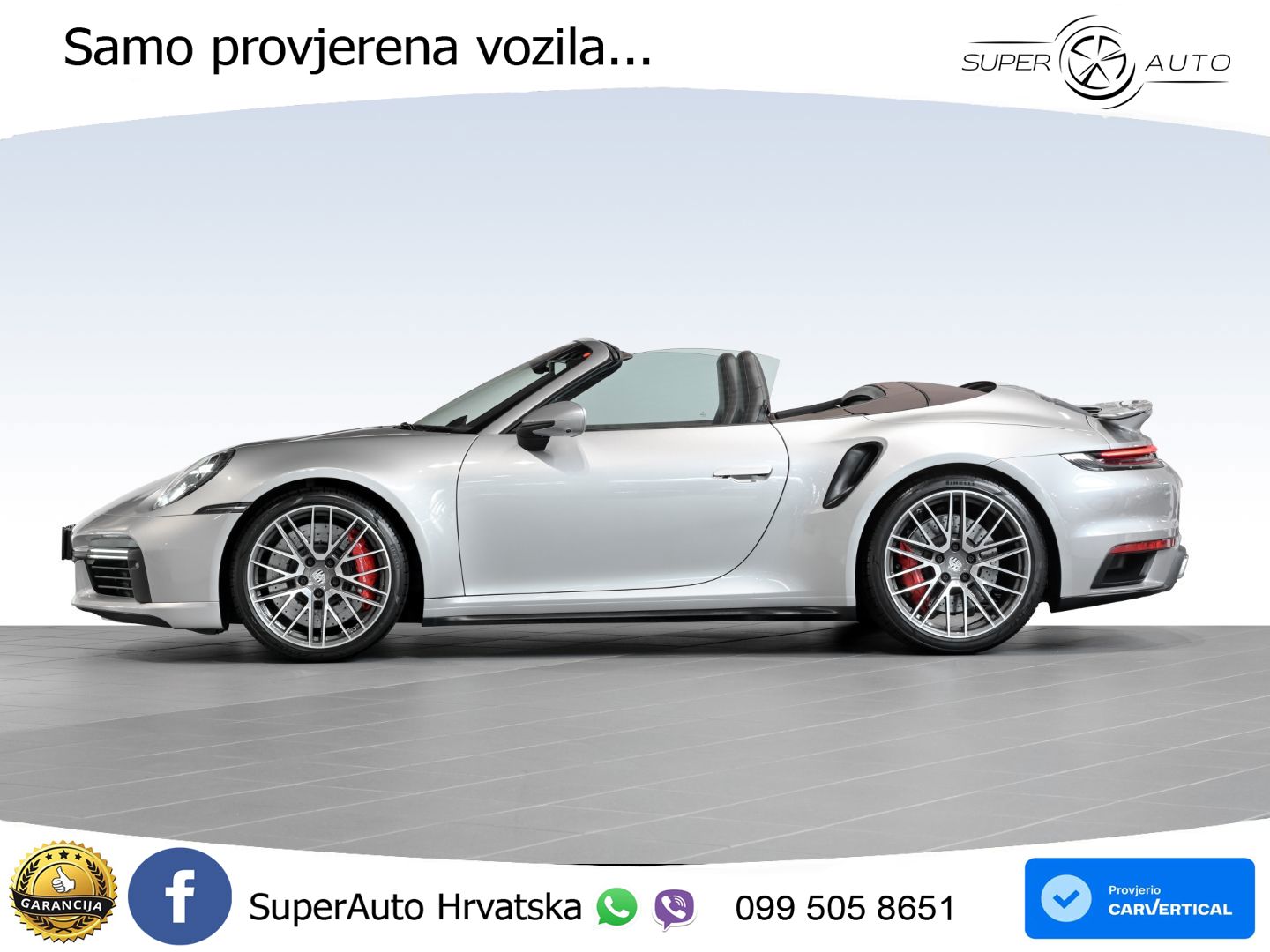Porsche 911 Turbo Cabriolet 3.8 (580 KS) PDK LED+GR SJED+ACC