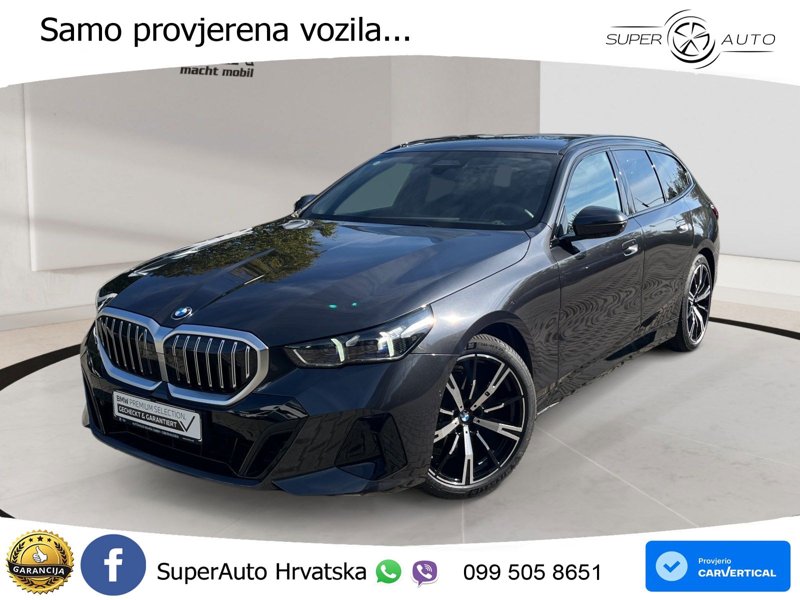 BMW 520d Touring (197 KS) Steptronic M Sport LED+GR SJED+ACC
