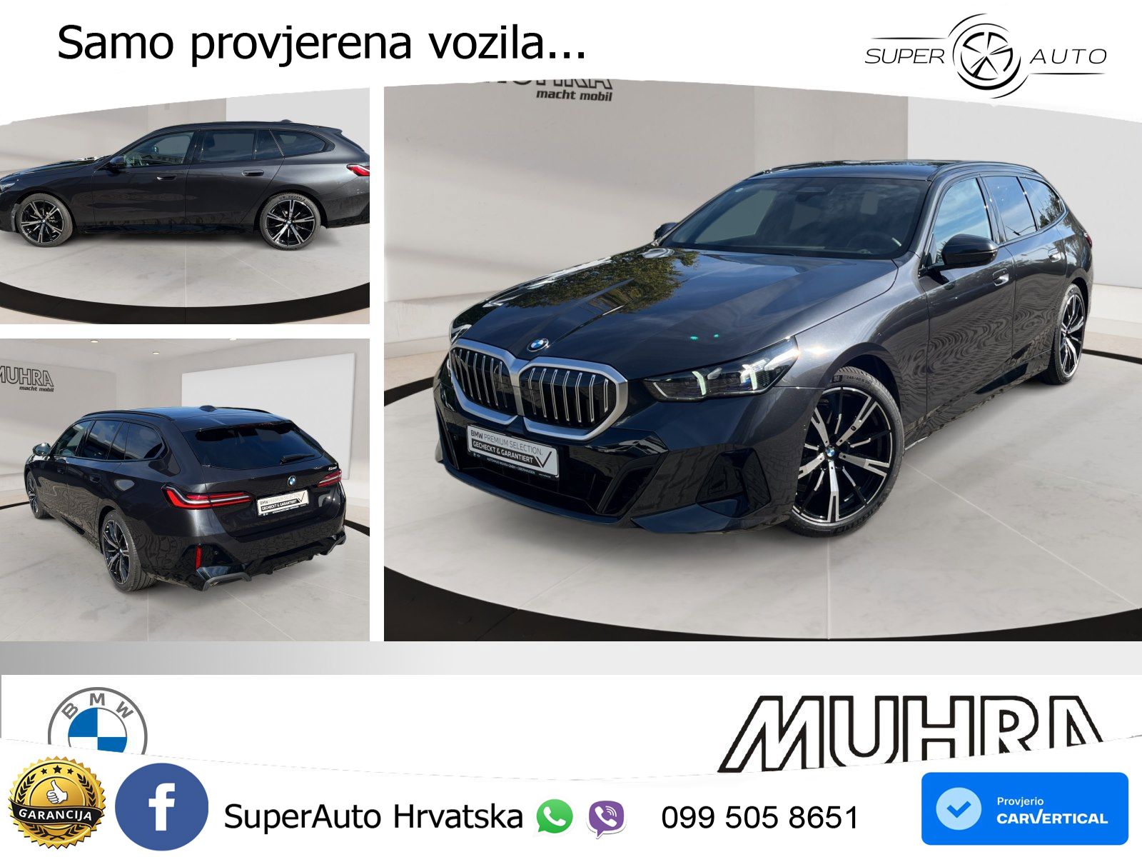 BMW 520d Touring (197 KS) Steptronic M Sport LED+GR SJED+ACC