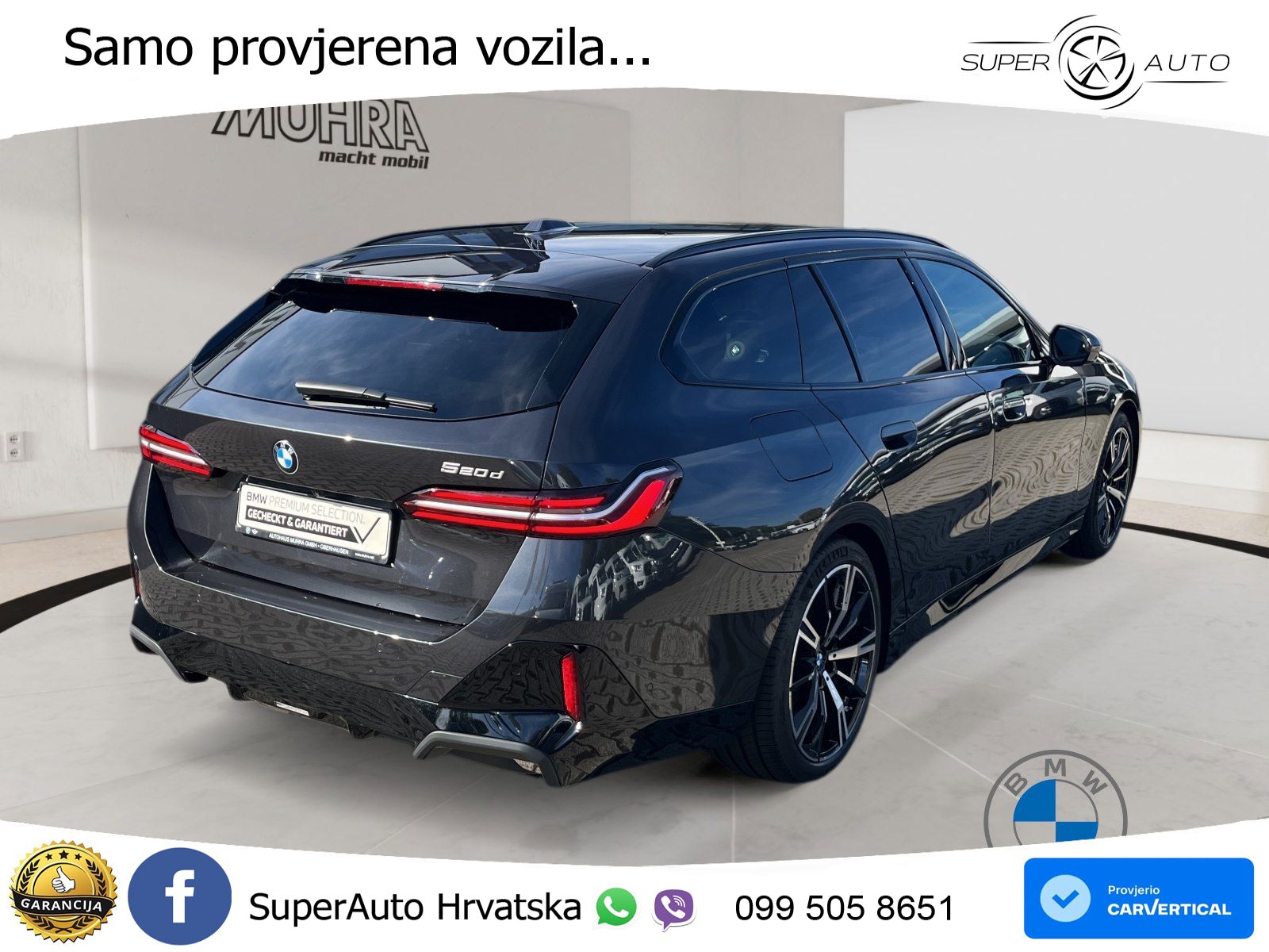 BMW 520d Touring (197 KS) Steptronic M Sport LED+GR SJED+ACC