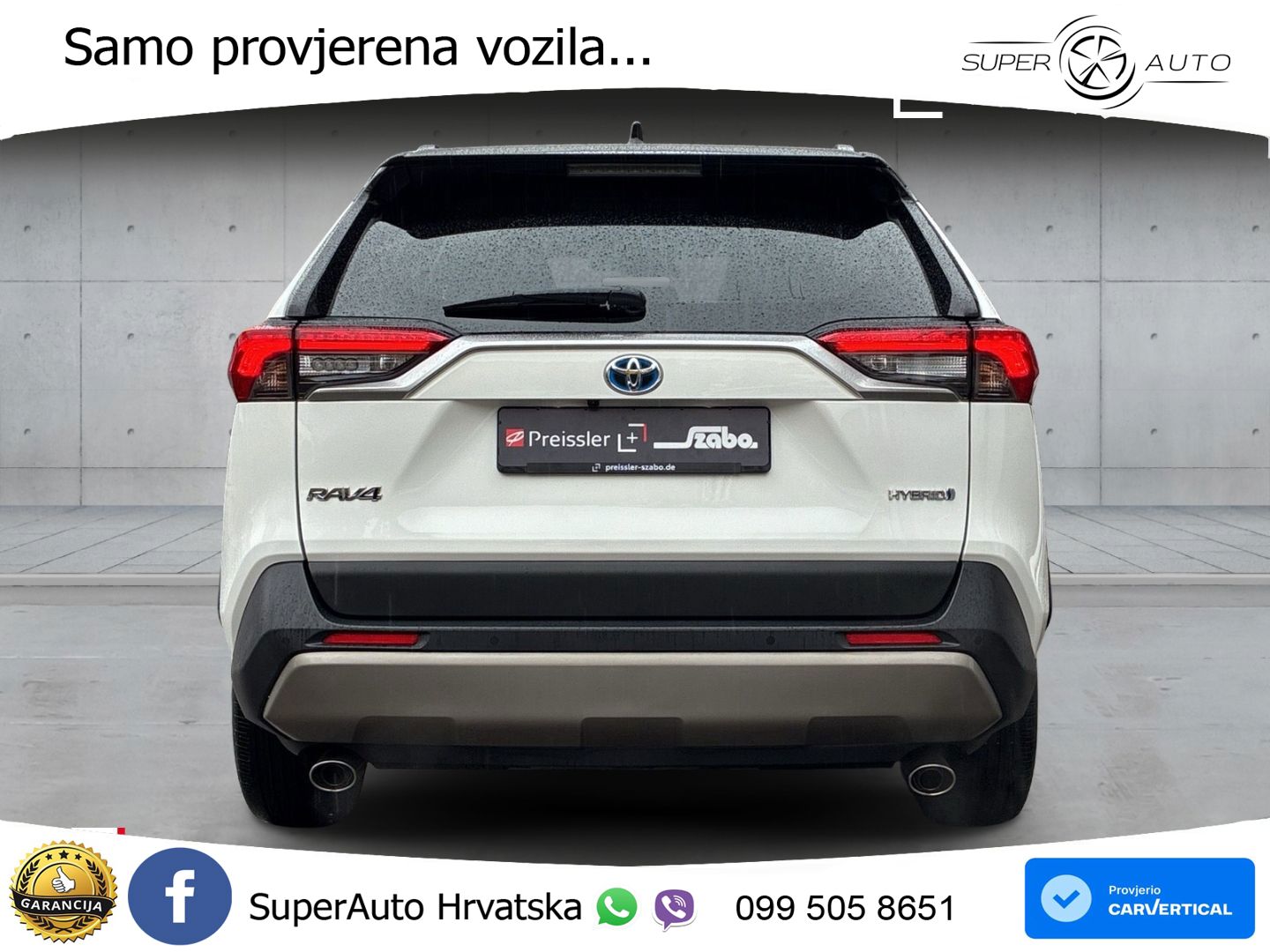 Toyota RAV4 2.5 (218 KS) Hybrid e-CVT LED+GR SJED+ACC