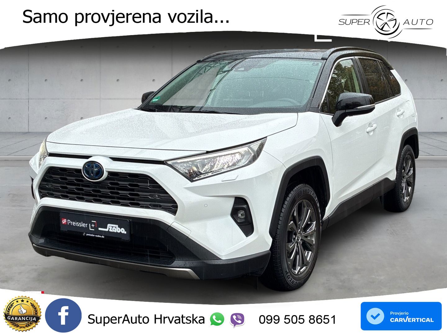 Toyota RAV4 2.5 (218 KS) Hybrid e-CVT LED+GR SJED+ACC