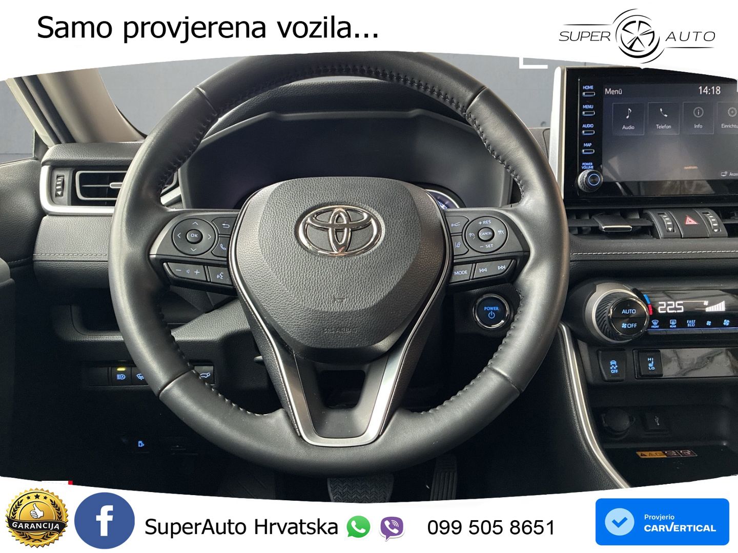 Toyota RAV4 2.5 (218 KS) Hybrid e-CVT LED+GR SJED+ACC