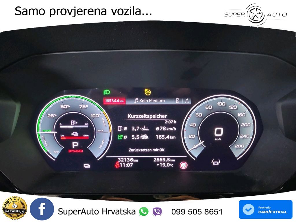 Audi A3 40 TFSIe (204 KS) S tronic S line LED+GR SJED+ACC